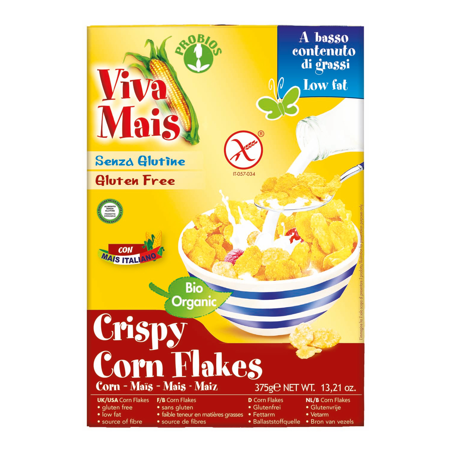 Probios Viva Mais Crispy Corn Flakes 375 G - Immagine 2