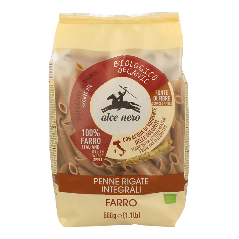 ALCE Penne Farro Integrali 500 G
