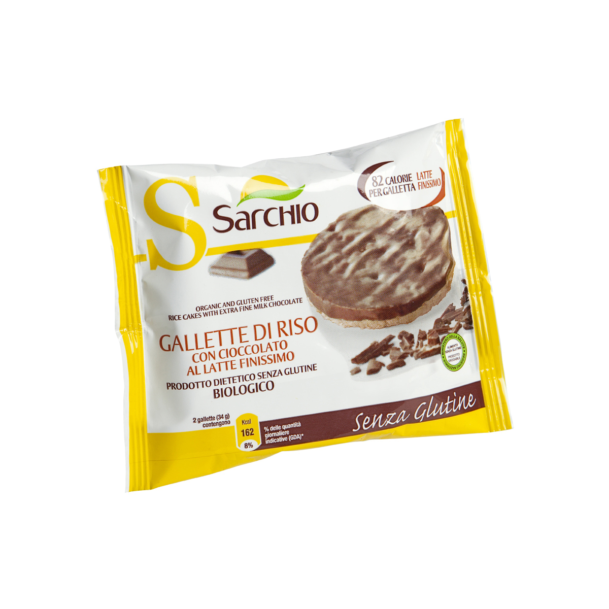 Sarchio Gallette Riso Cioccolato Latte 34 G - Immagine 3