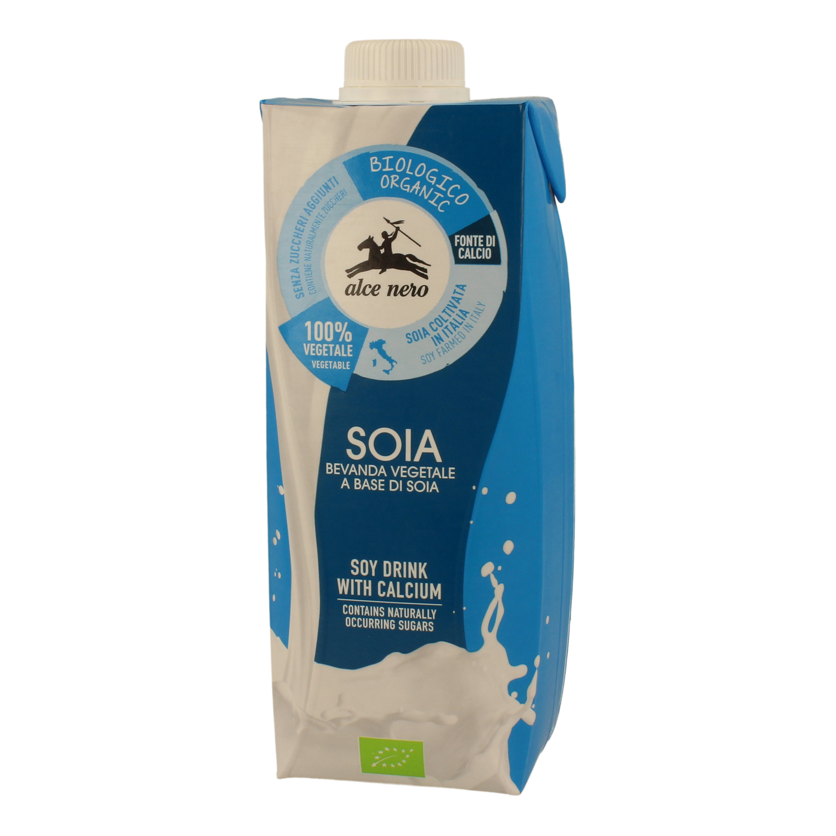 Alce Nero Nero Bevanda Vegetale Di Soia Bio Alce Per Ossa Forti E Dieta Vegana 500 Ml - Immagine 4