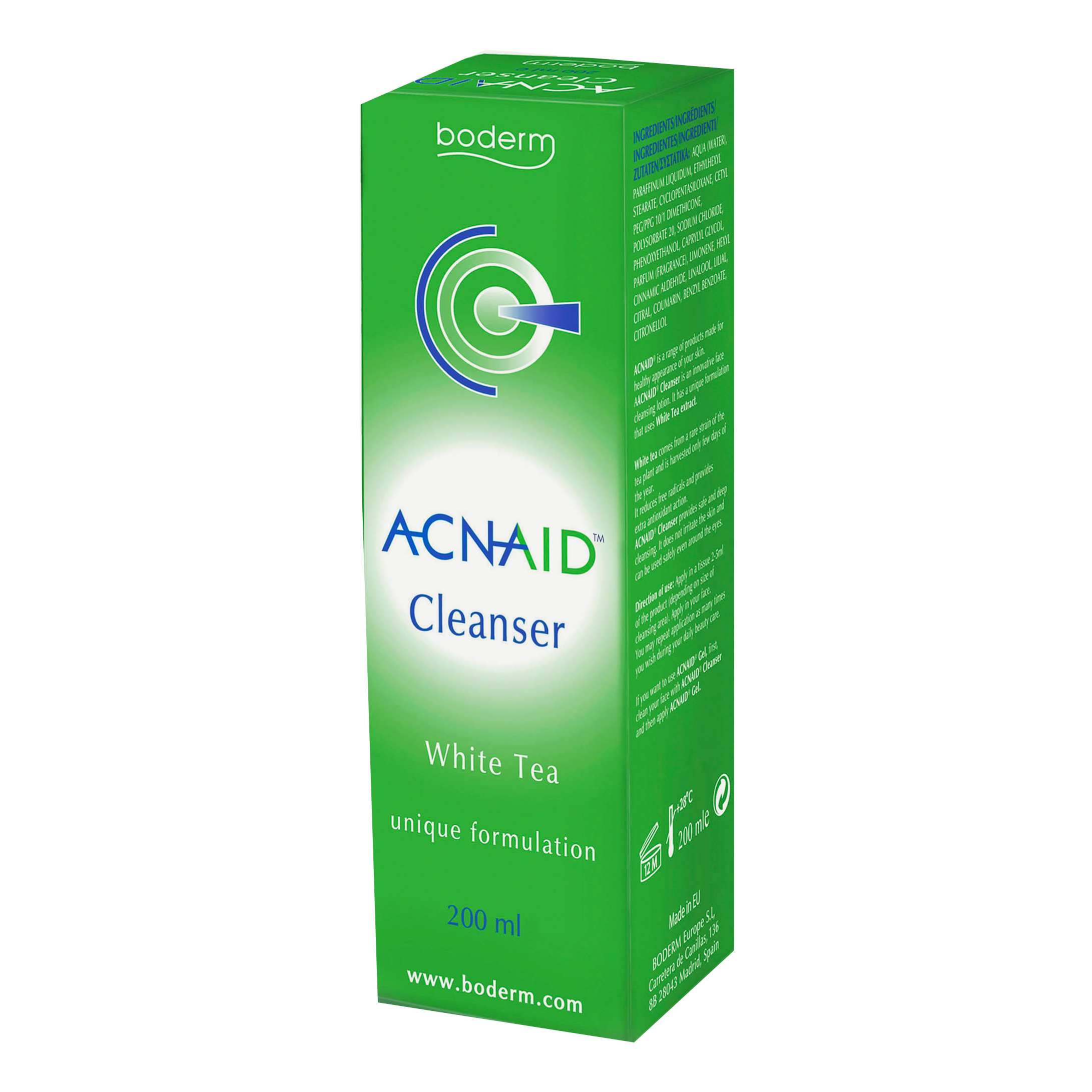 Logofarma Acnaid Cleanser Detergente Viso Per Pelle Acneica Pulizia Profonda 200Ml - Immagine 8