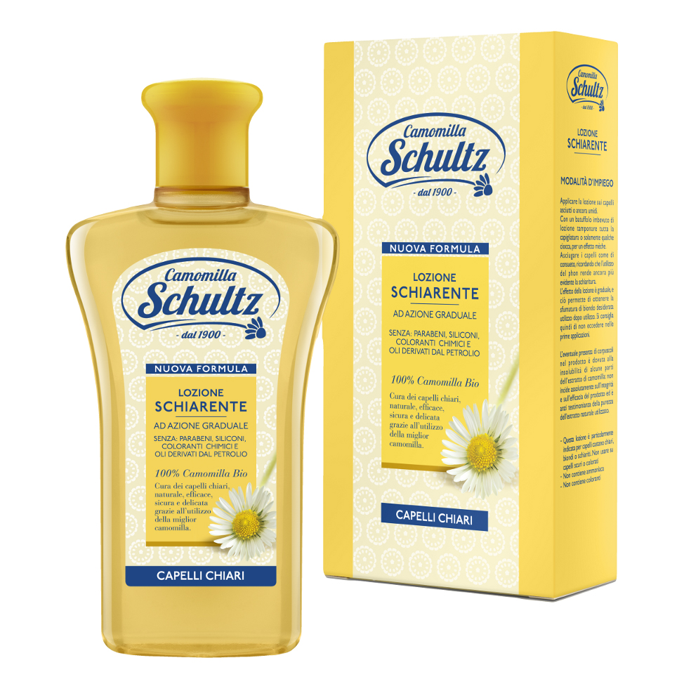 6pz SCHULTZ LOZIONE SCHIARENTE Capelli chiari 100% camomilla bio 200ml - Immagine 8