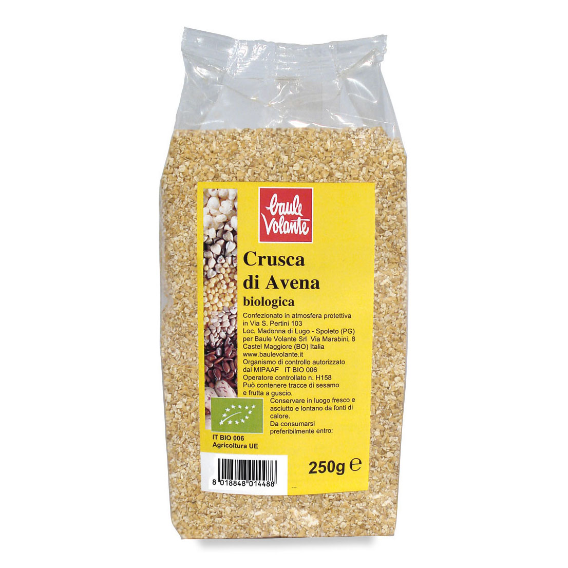 Baule Volante Crusca Avena Per Benessere Intestinale 250G - Immagine 3