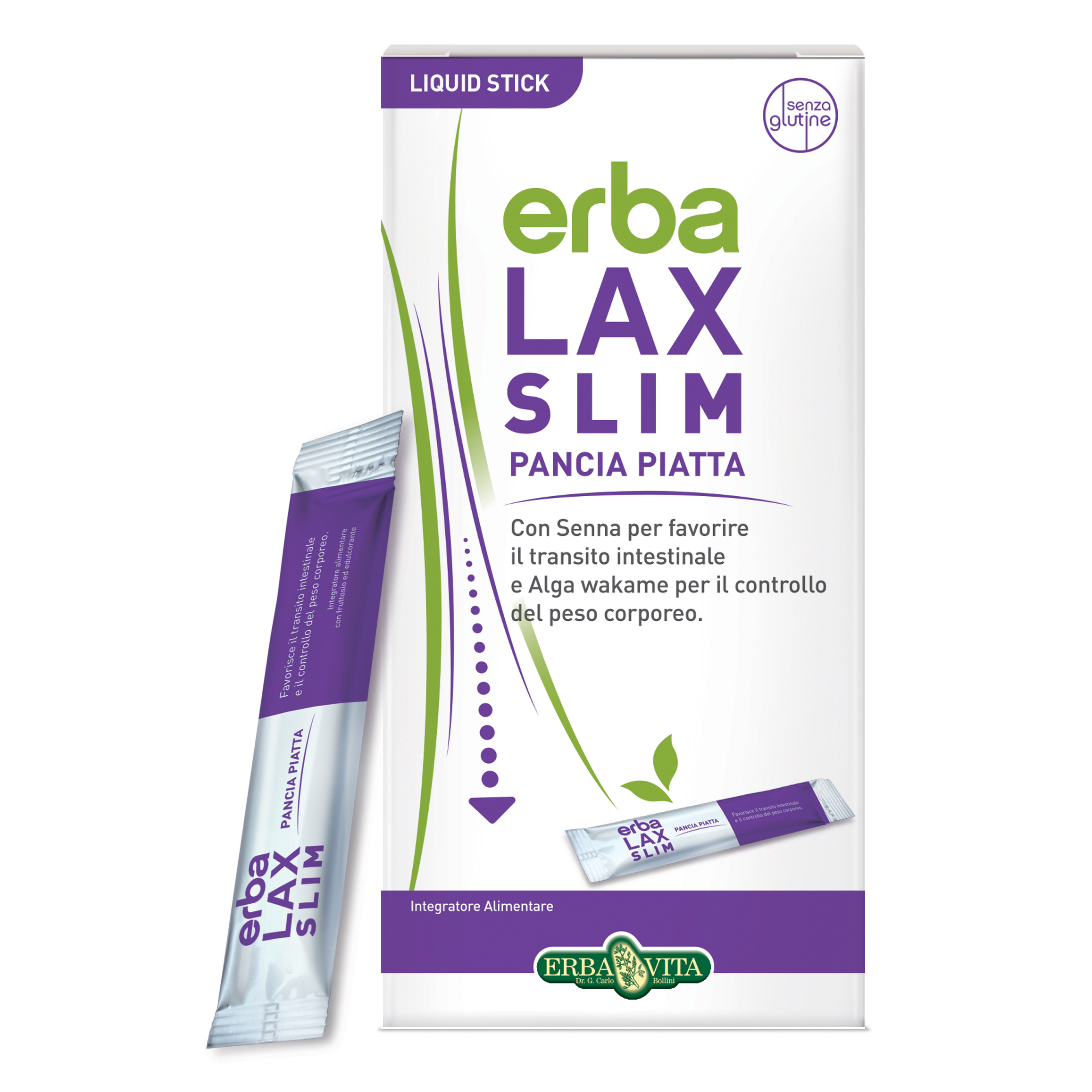 ERBALAX SLIM PANCIA PIATTA CON SENNA PER IL TRANSITO INTESTINALE E ALGA WAKAME P - Immagine 4