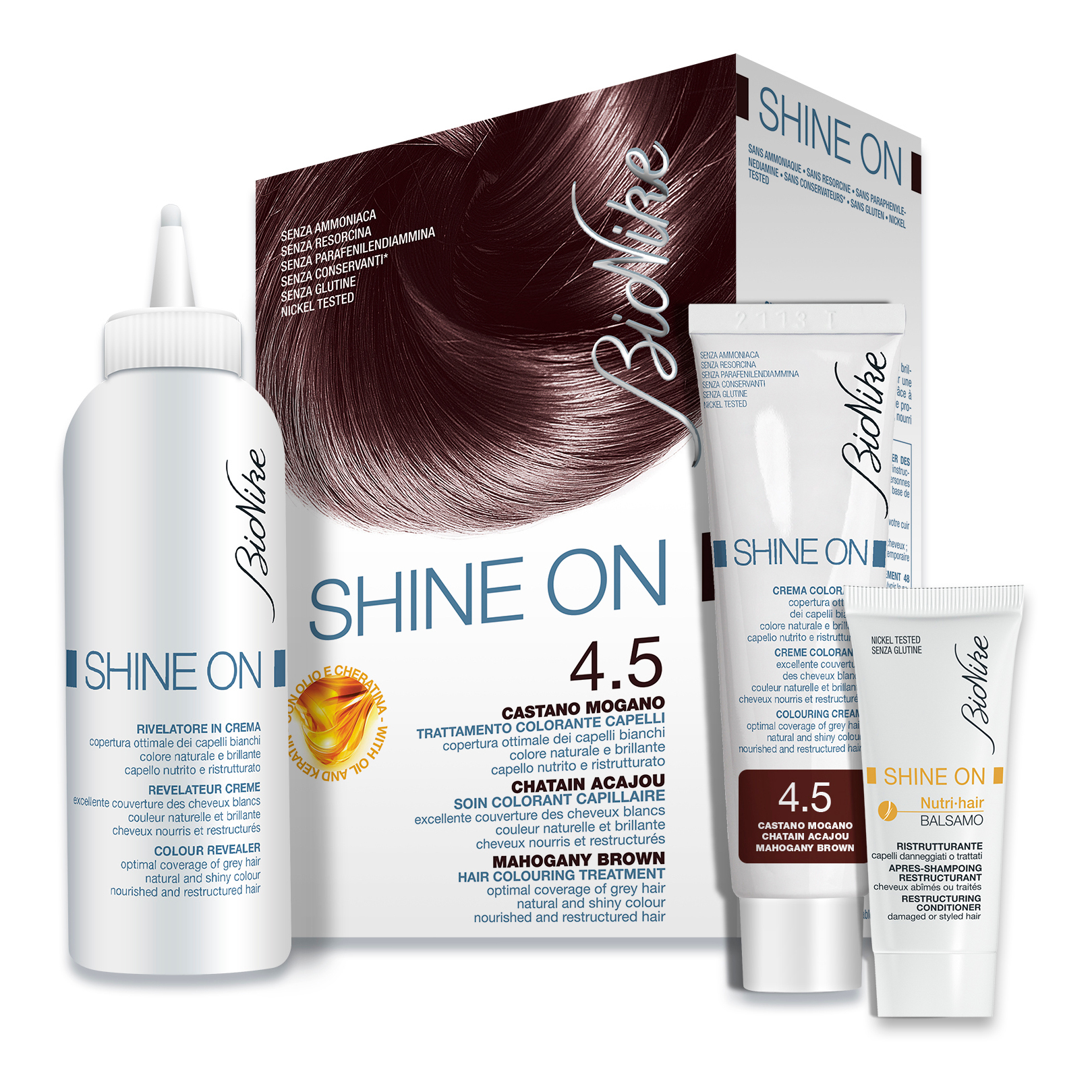 BIONIKE SHINE ON CAPELLI CASTANO MOGANO 4.5 - Immagine 5