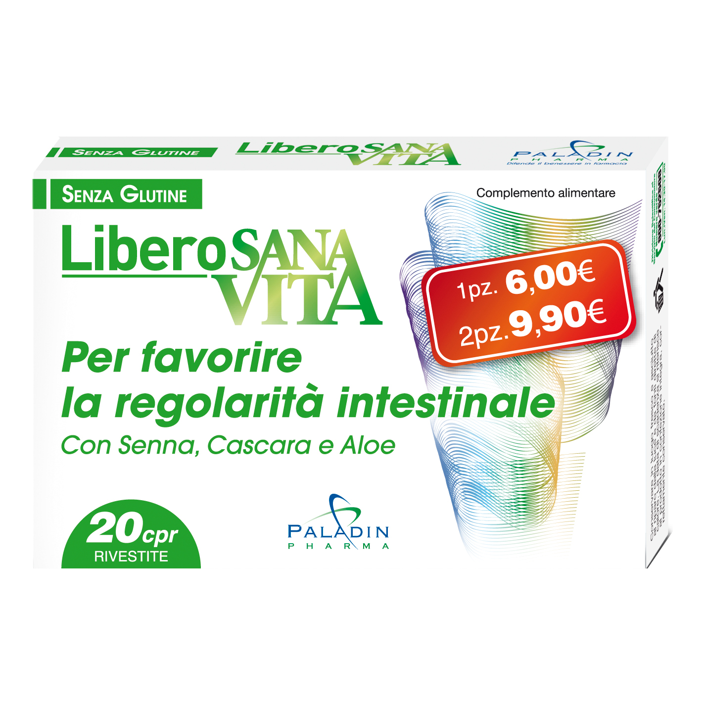 Sanavita Libero Integratore Per Benessere Intestinale 20 Compresse - Immagine 3