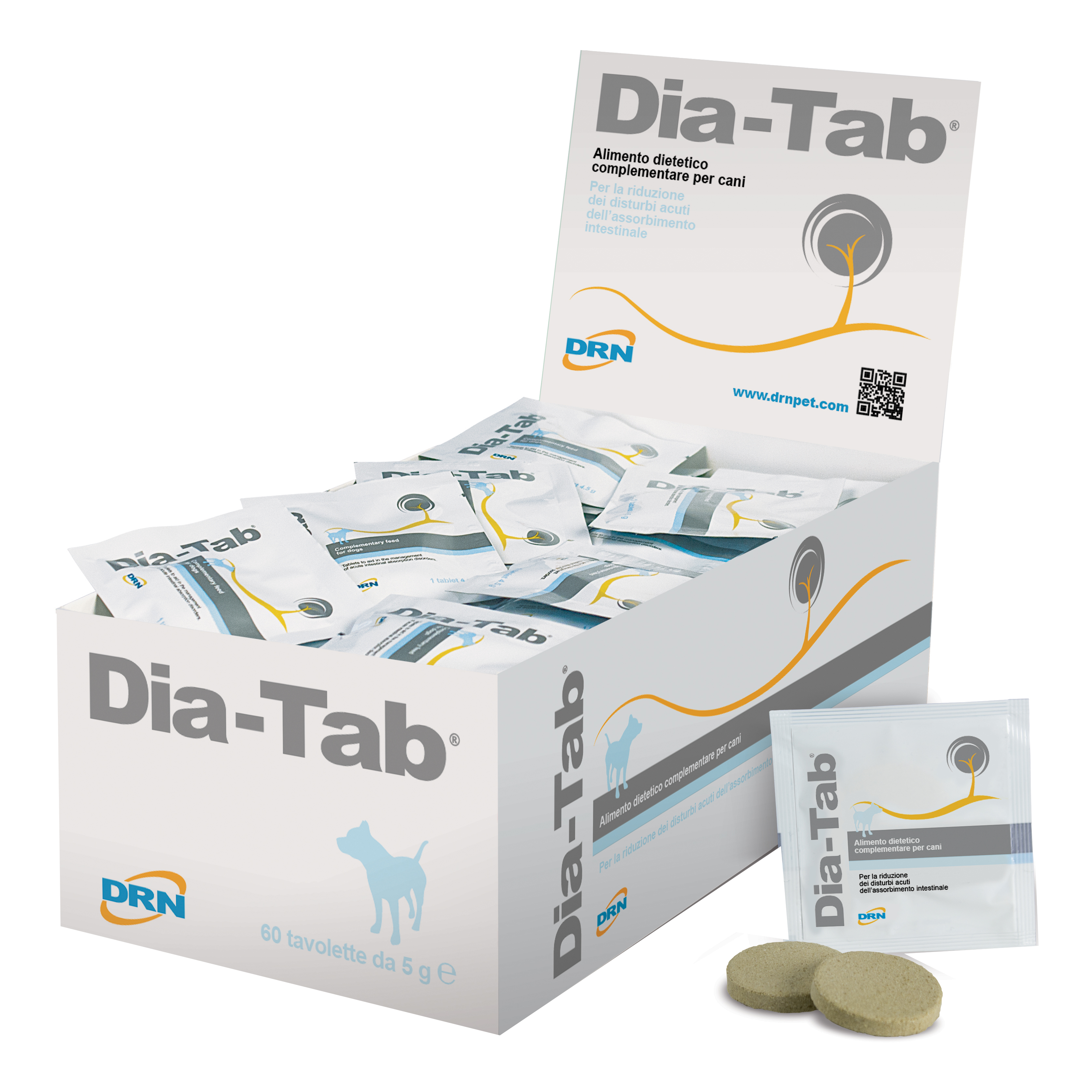 DRN Dia Tab 60 Tavolette - alimento per cani per contrastare la diarrea acuta - Immagine 9