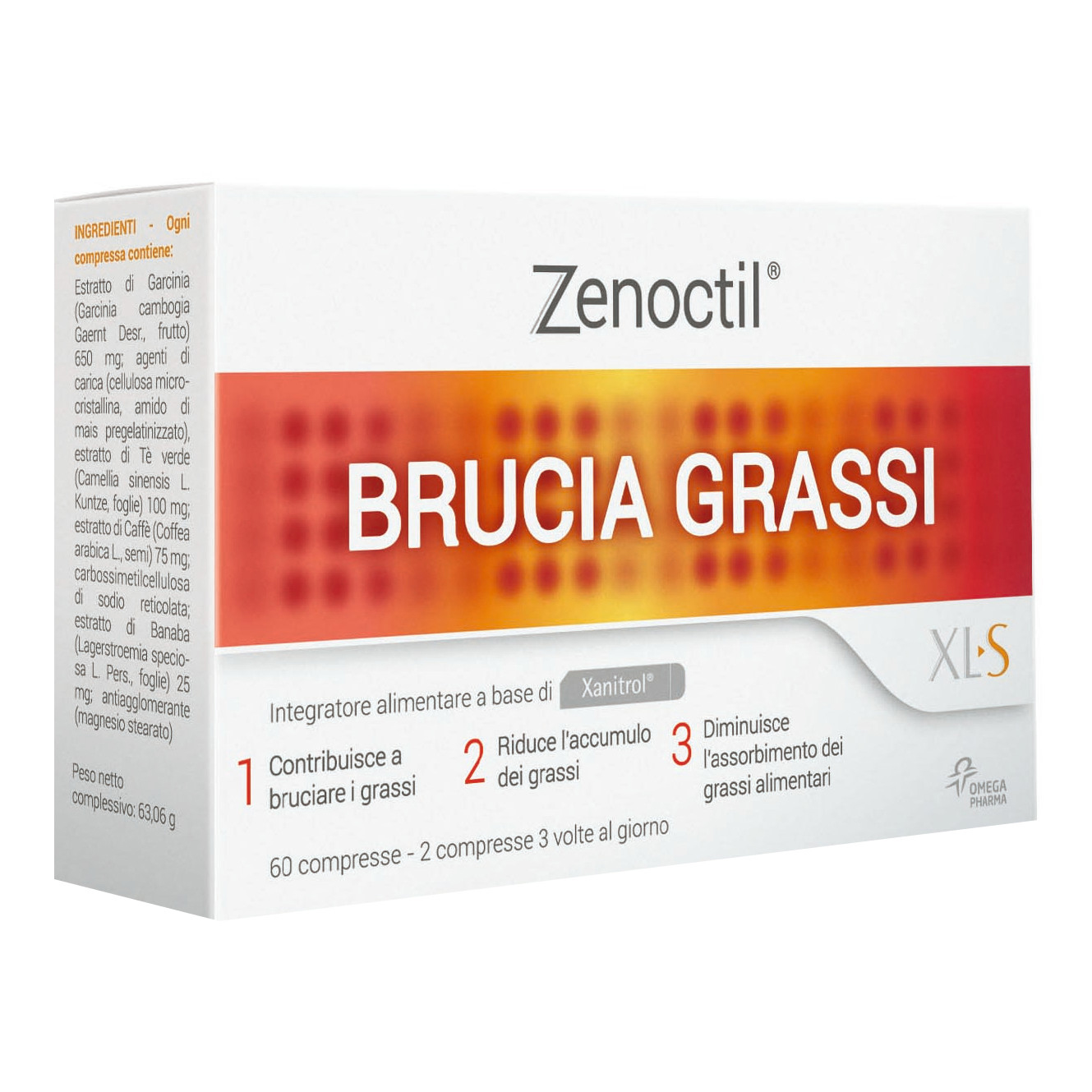 XLS BRUCIA GRASSI 60 COMPRESSE - Immagine 7