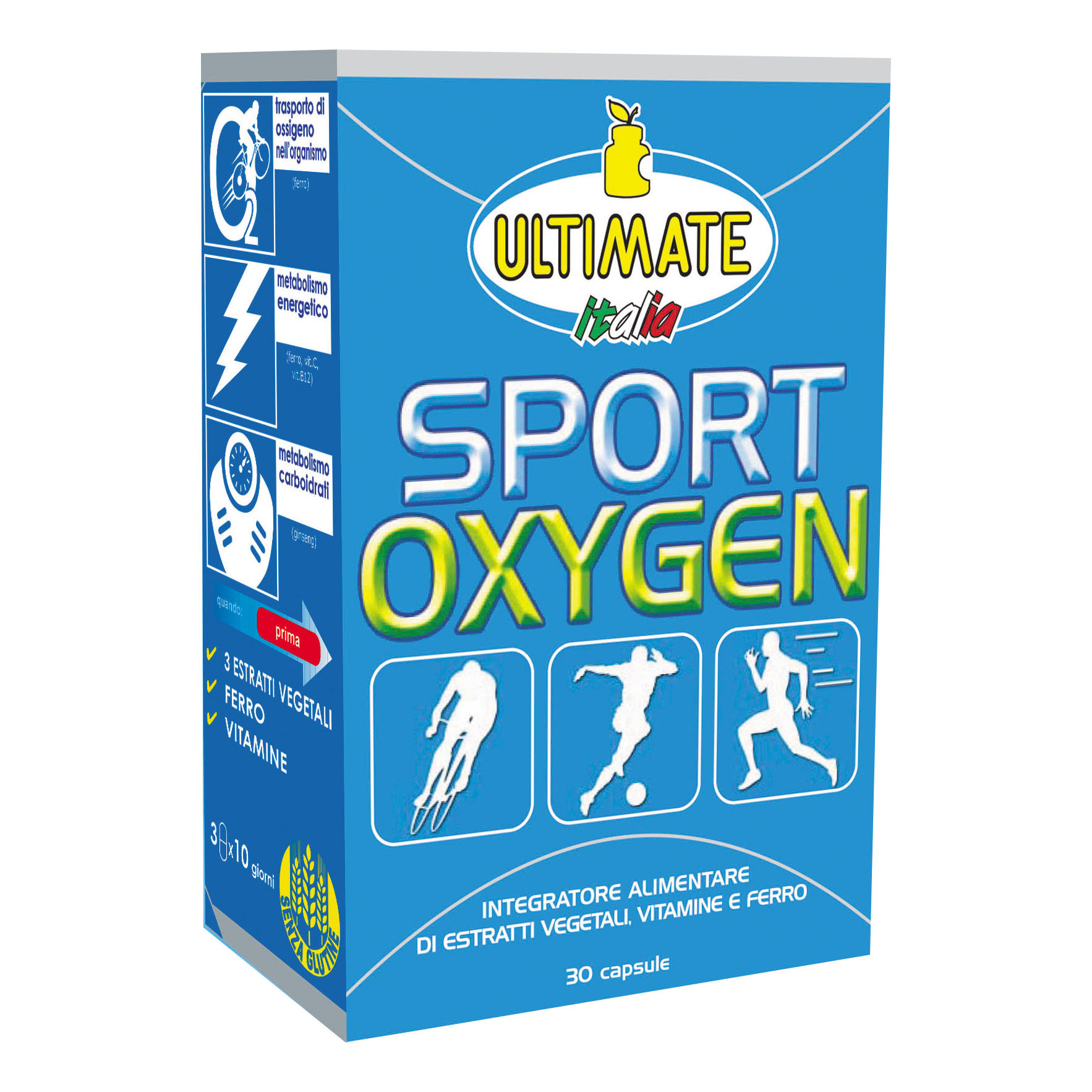 Vita Al Top Bianco Sport Oxygen Per Performance Fisiche 30 Capsule - Immagine 5