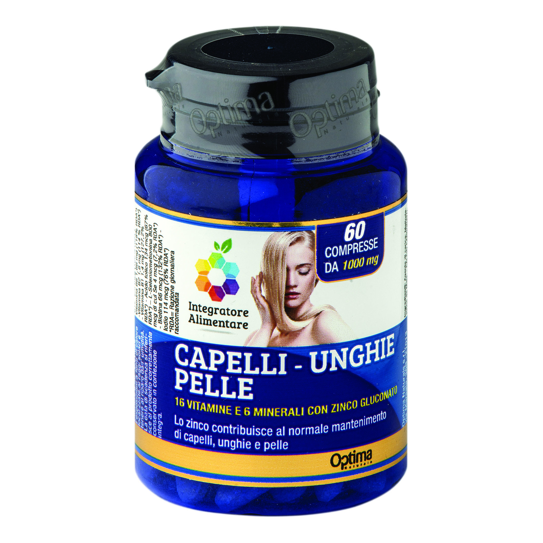 Optima Capelli Unghie Pelle 60 Compresse
