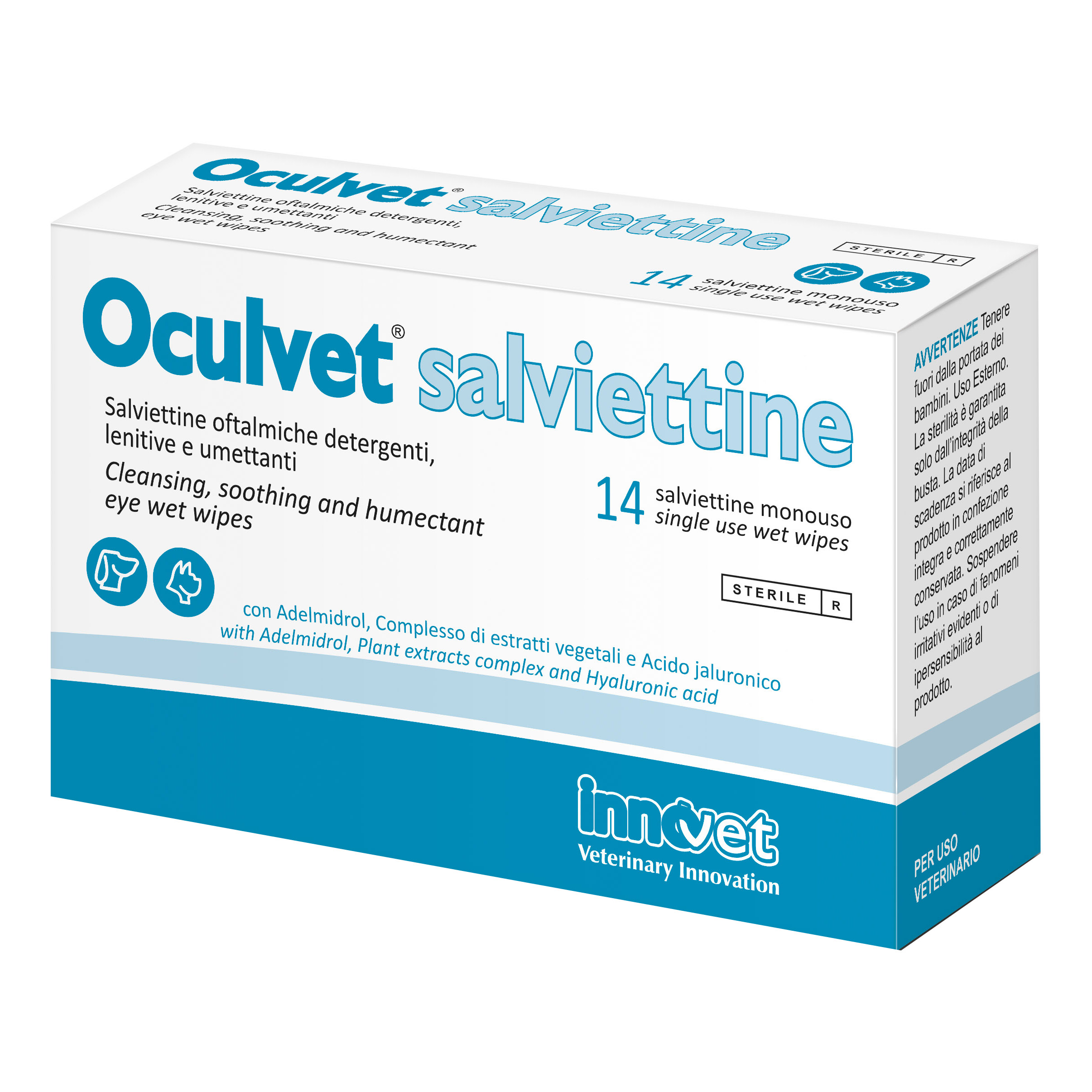 Oculvet Salviettine Uso Veterinario 14 Monouso Pz Salviette - Immagine 7