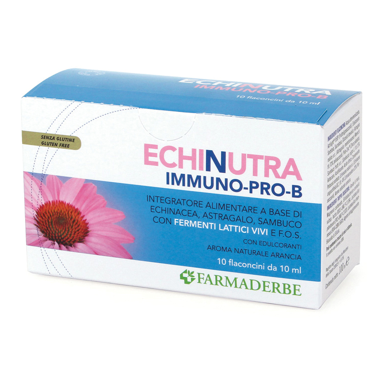 Farmaderbe Echinutra Immuno Pro-B 10 Flaconcini Da 10 Ml - Immagine 3
