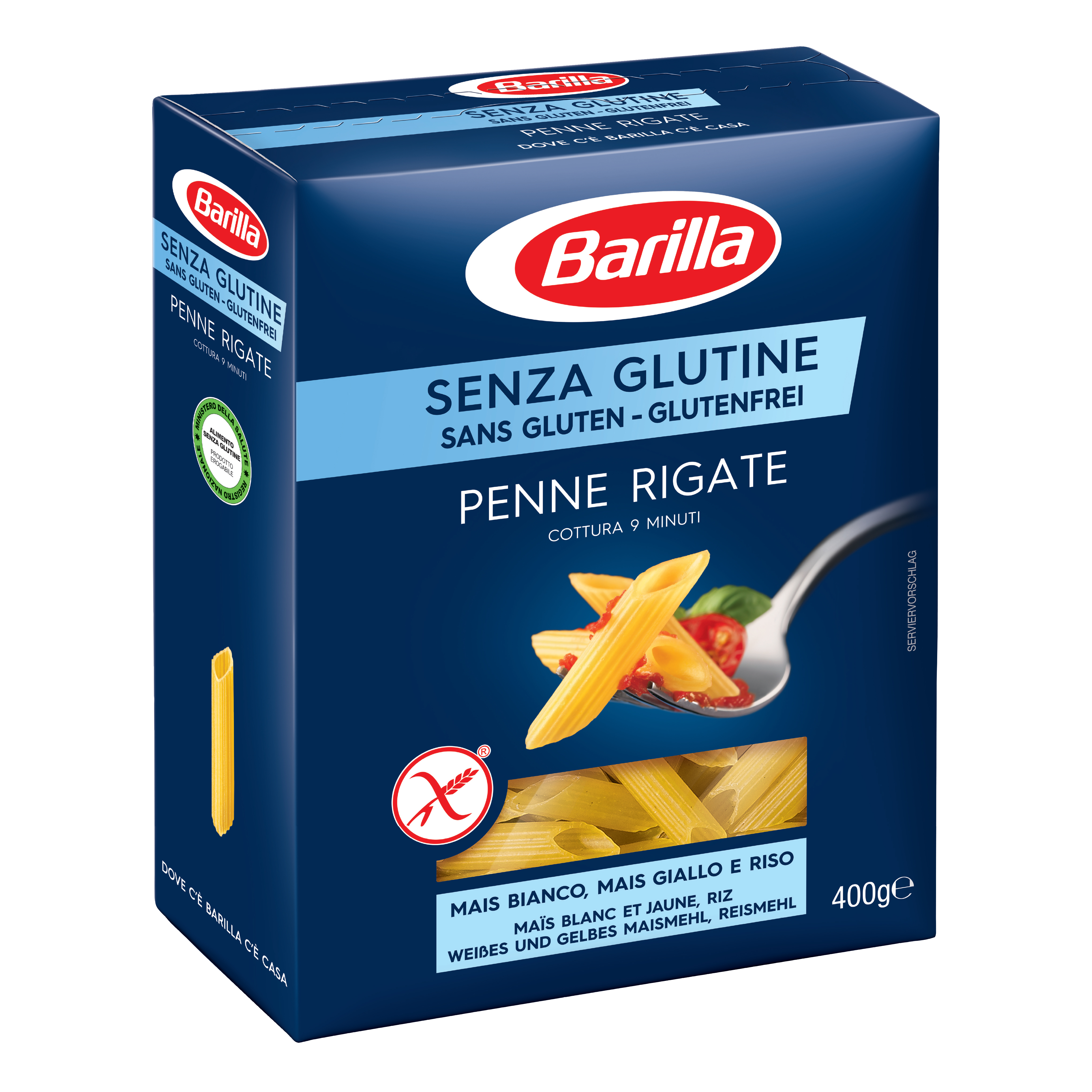 BARILLA Pasta Penne Rigate S/G 400g - Immagine 6