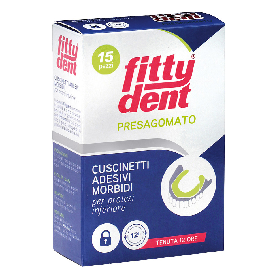 Cm_main_brand_1405 | Fittydent Fittydent Cuscinetti Adesivi Morbidi Per Protesi Inferiore 15 Pz Strisce - Immagine 7