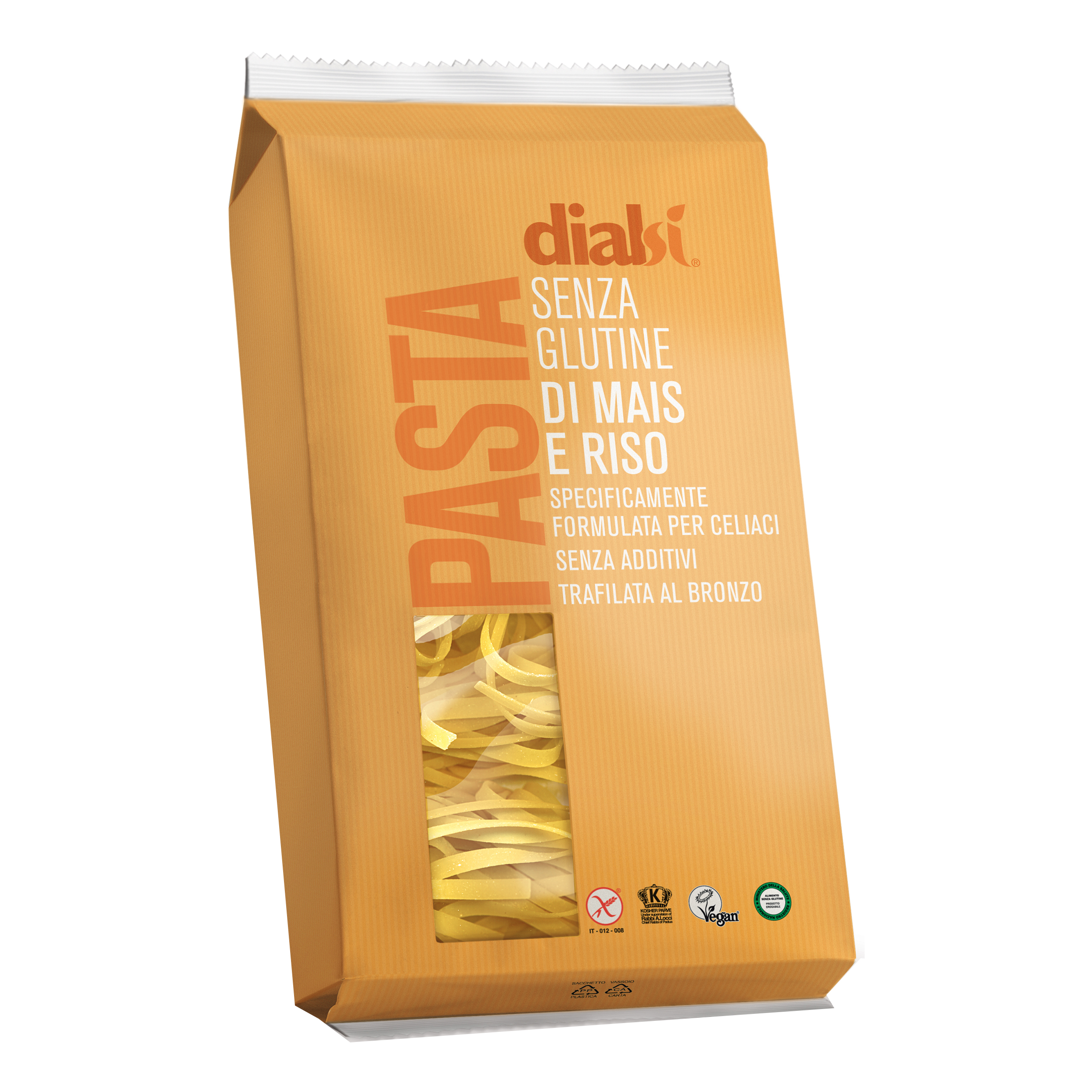 Dialcos Bronzo Dialsì Tagliatelle Mais E Riso Senza Glutine, 50G - Immagine 3