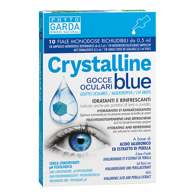 Phyto Garda Chiara Crystalline Blue Gocce Oculari Monodose 10 Fiale 0,5 Ml - Immagine 5
