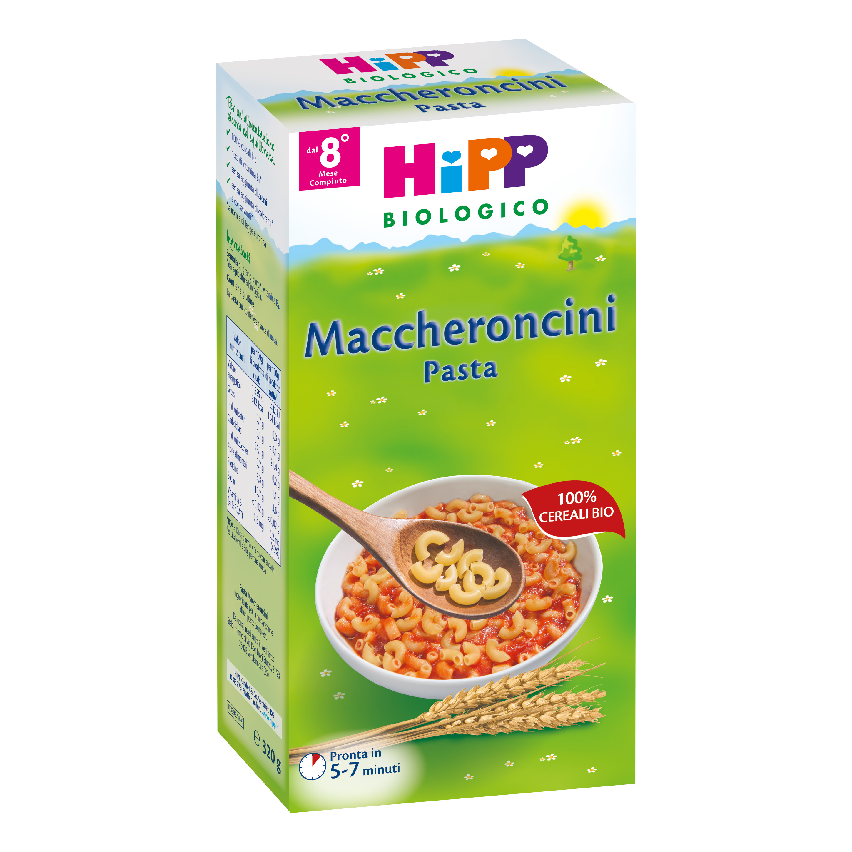 HIPP BIO HIPP BIO PASTINA MACCHERONCINI 320 G - Immagine 4