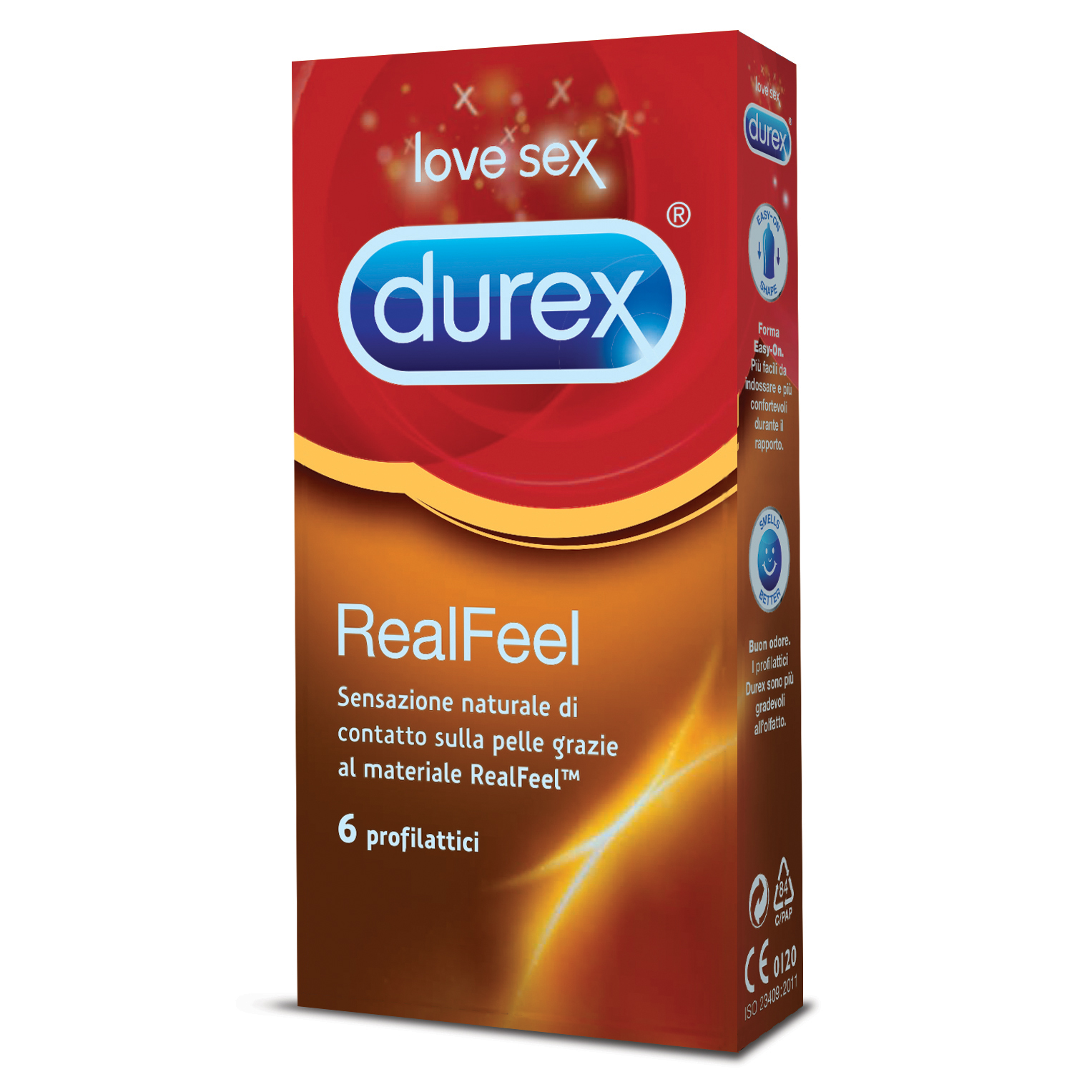Durex Real Feel, Preservativi Senza Lattice, Vestibilità Regular, 6 Profilattici Pz - Immagine 7
