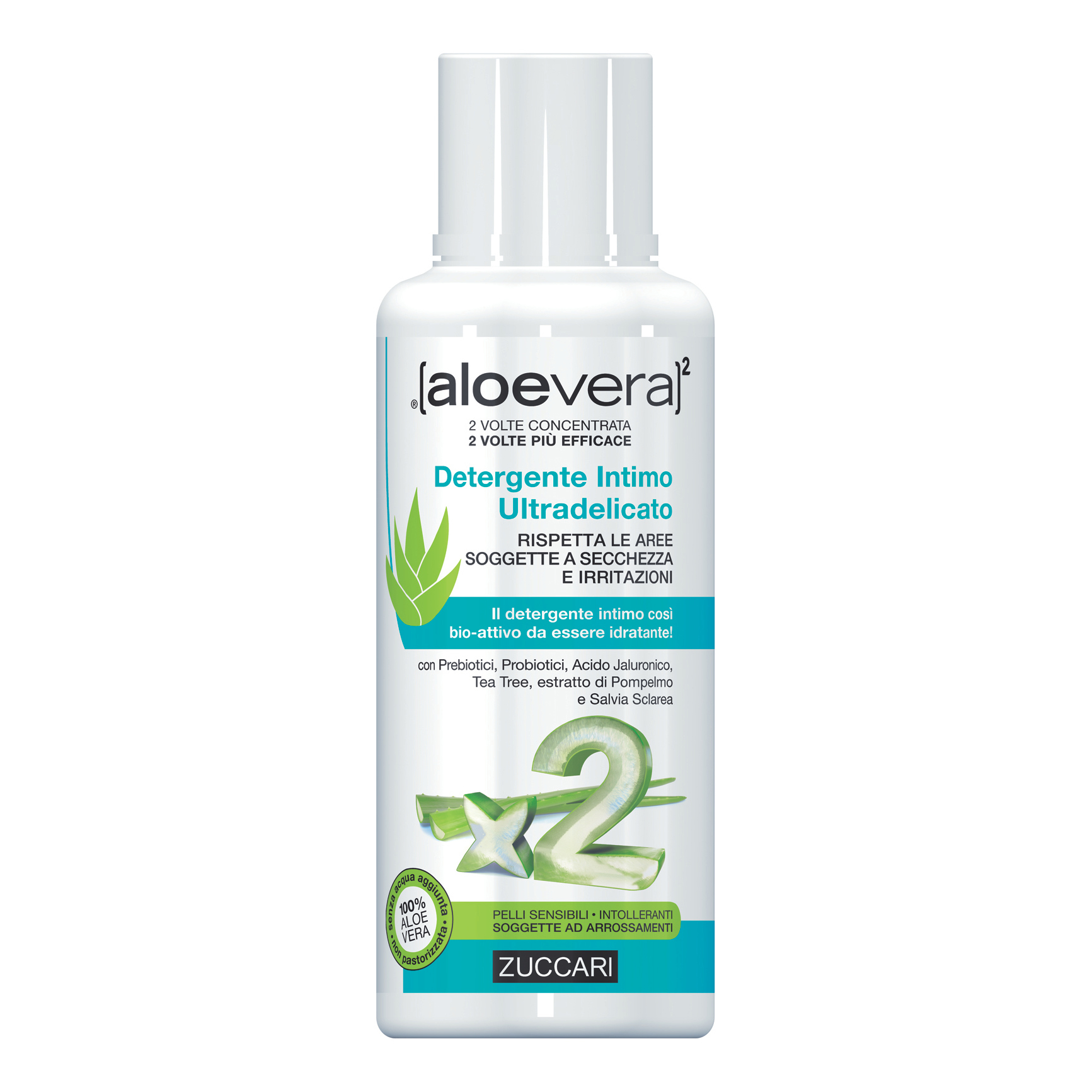Aloevera2 Zuccari Detergente Intimo Ultradelicato 250 Ml - Immagine 3