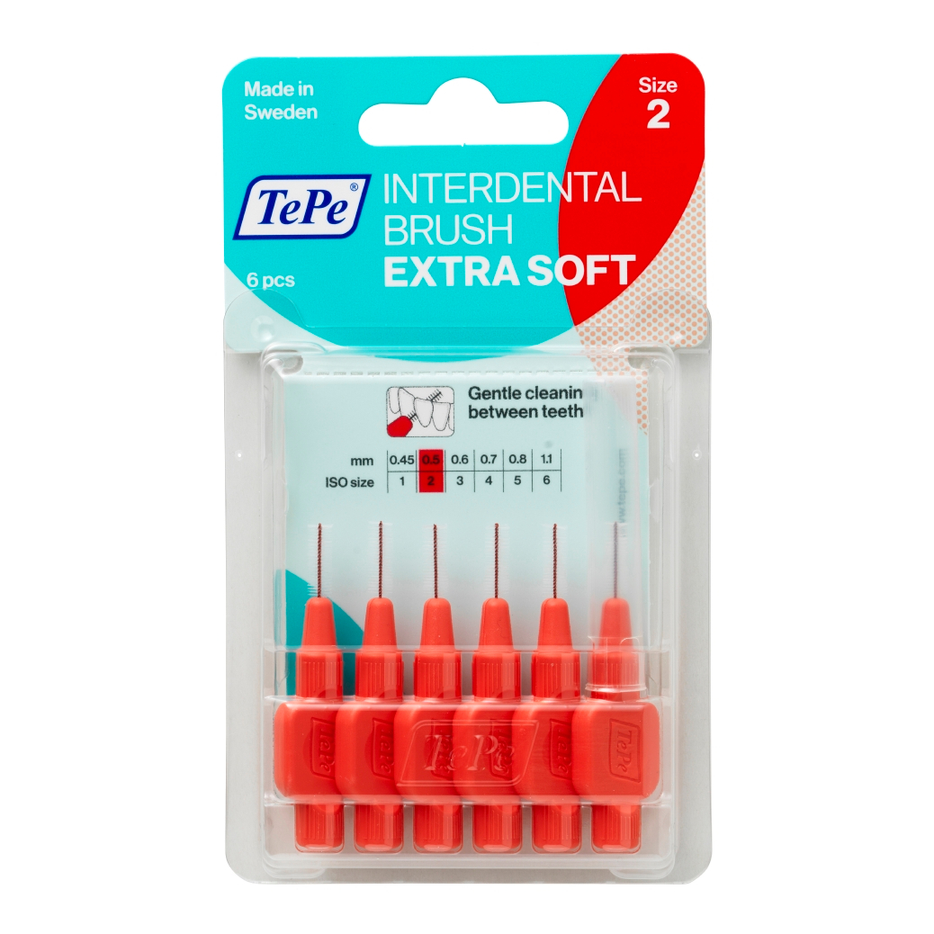 Tepe Extra Soft Rosso Scovolini 0,5 Mm Iso 2 6 Pezzi - Immagine 5