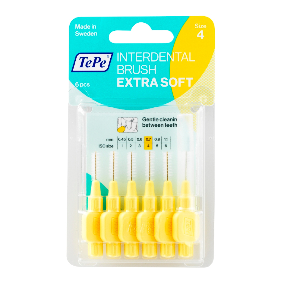 TePe Interdental Brush scovolini interdentali Extra Soft 6 pcs 0,7 mm - Immagine 6