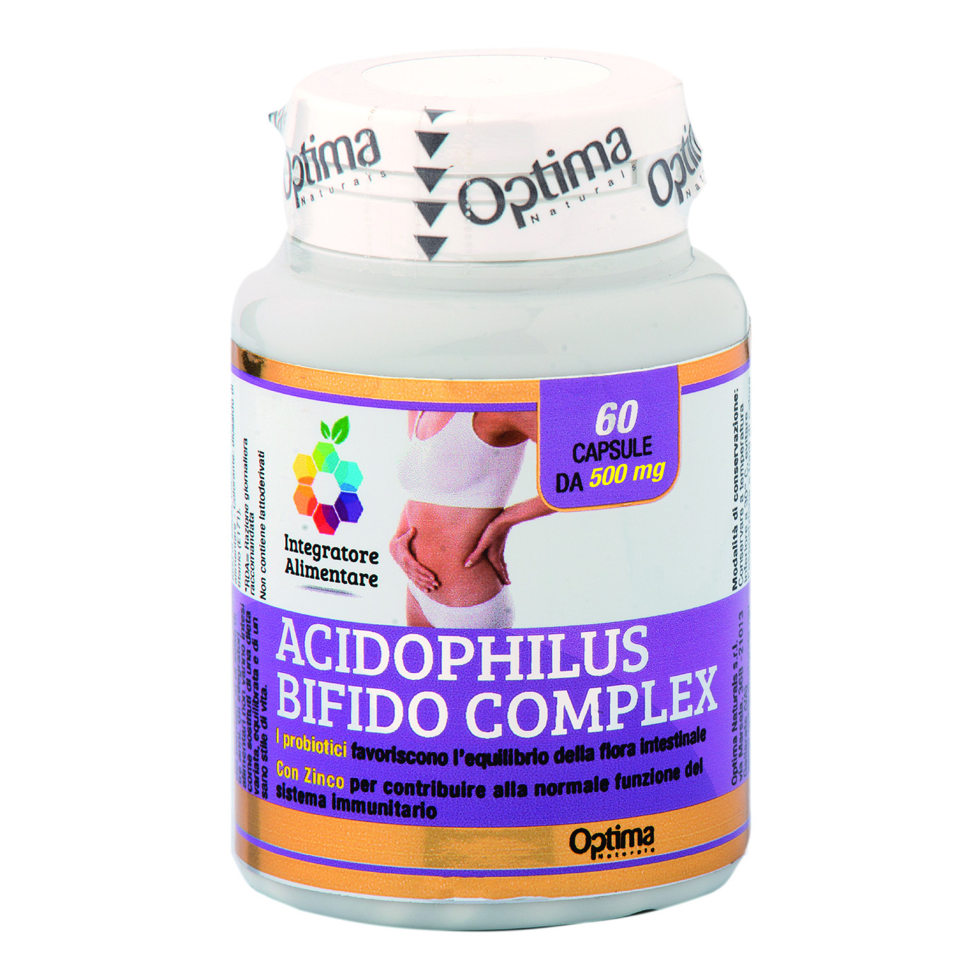 Colours Of Life Optima Naturals Acidophilus Bifido Complex 60 Capsule - Integratore Di Probiotici - Immagine 3