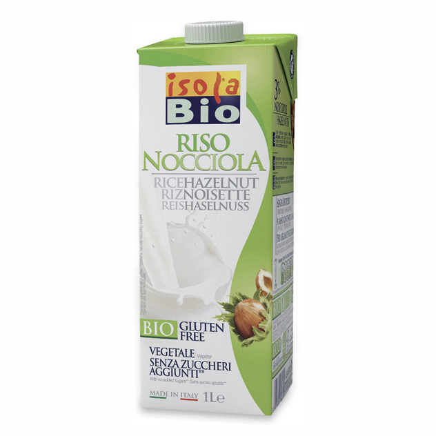 Isola Isolabio Riso Nocciola Drink 1 Litro 1000 Ml Soluzione Bevibile - Immagine 3