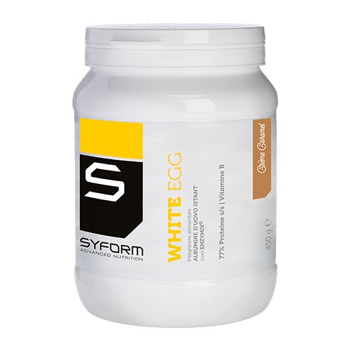 White Egg Integratore In Polvere Al Gusto Di Creme Caramel 450 G G Per Soluzione Orale - Immagine 9
