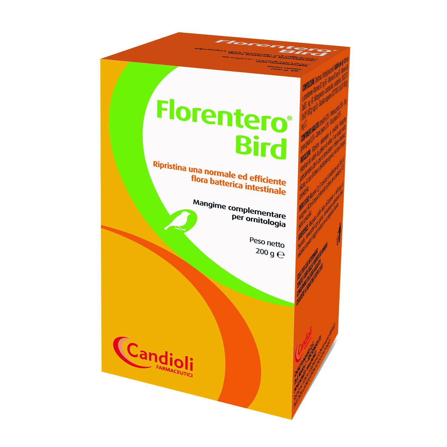 Candioli Pharma Florentero Bird Supporto intestinale Polvere per uccelli domestici 200 gr - 1° ORDINE? scegli tra BZR5 - BZR20 + 200 pt fedeltà - Immagine 3