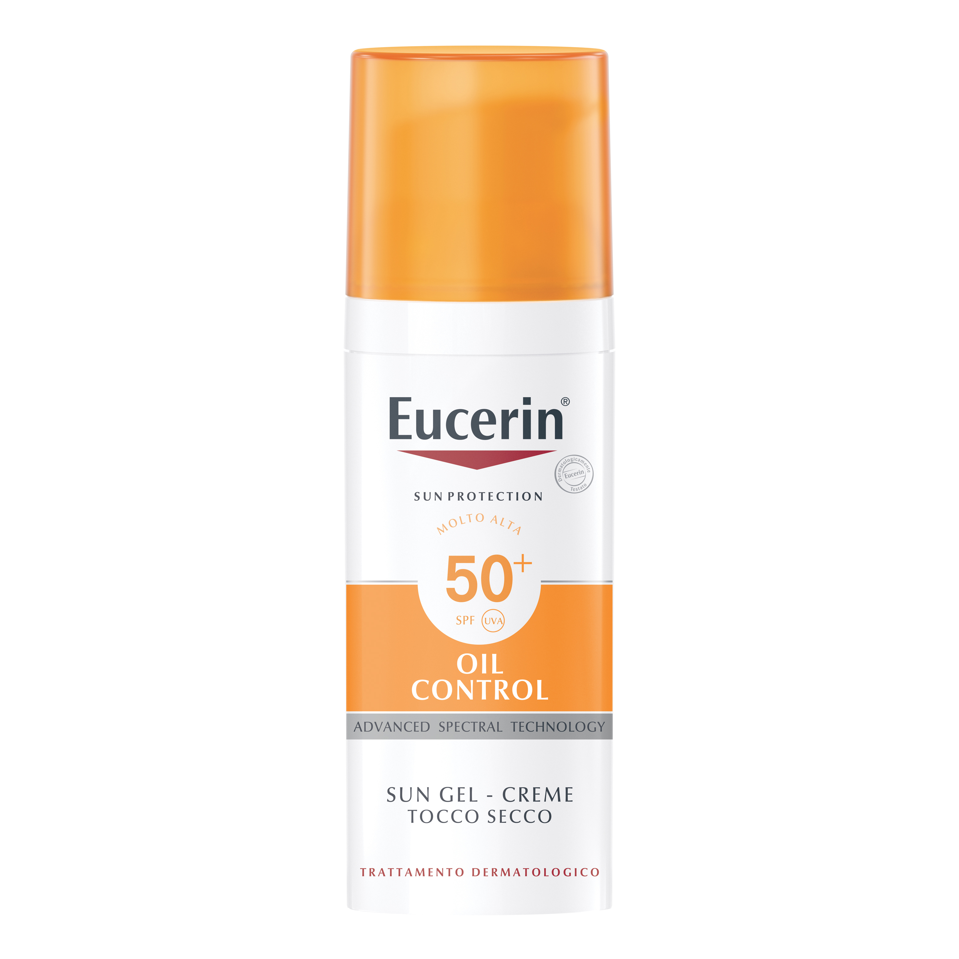 Eucerin Sun Oil Control Gel Crema Solare Viso SPF50+ Senza Profumo 50ml