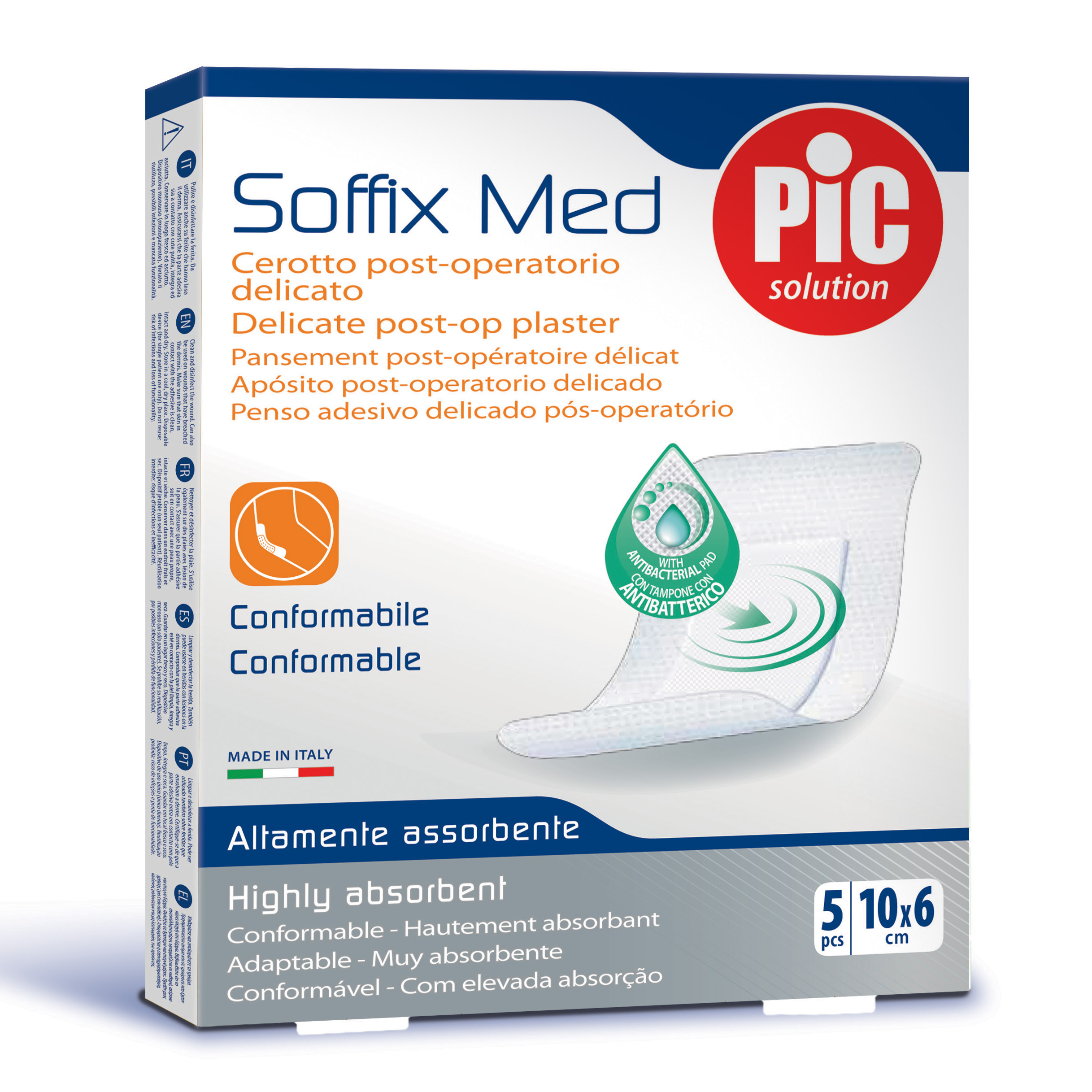 Pic Soffix Med Medicazioni 10 X 6 Cm 5 Pezzi - Immagine 6