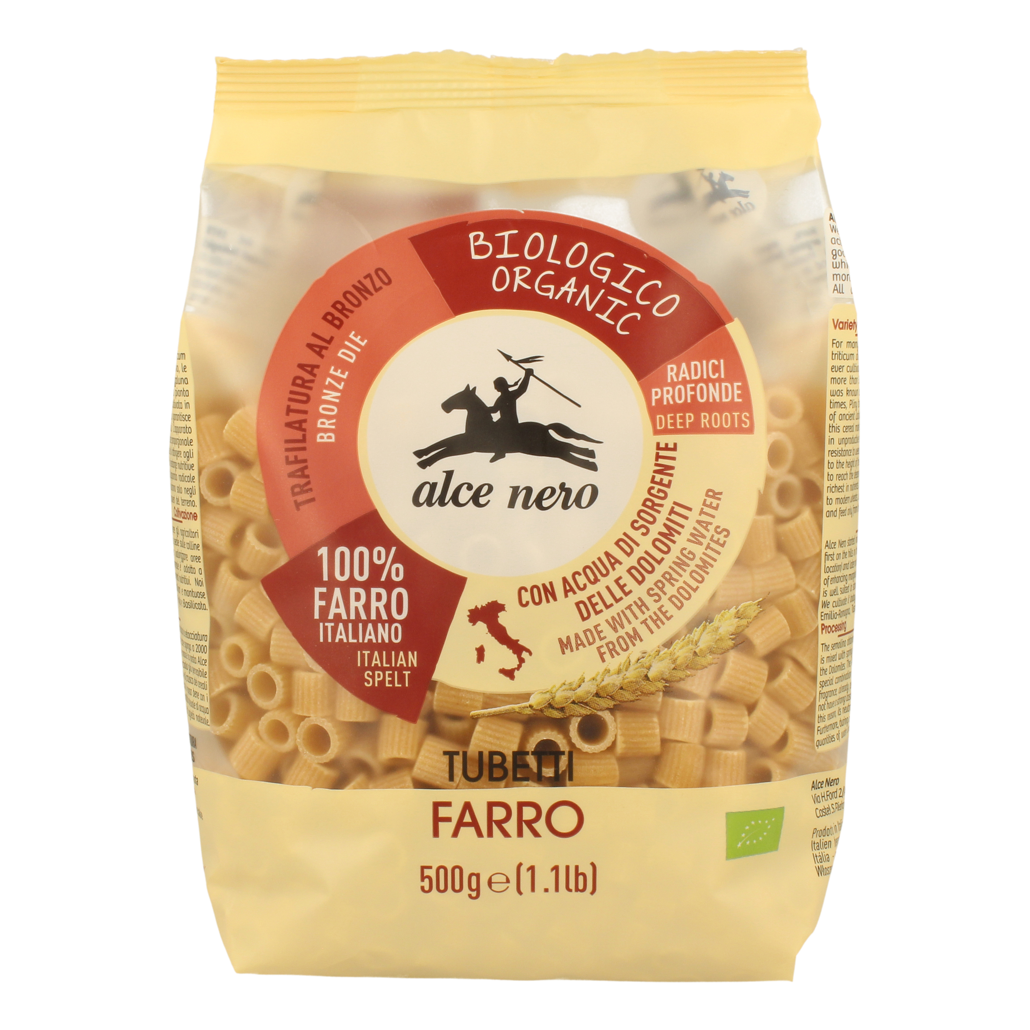 TUBETTI 100% SFARINATO FARRO