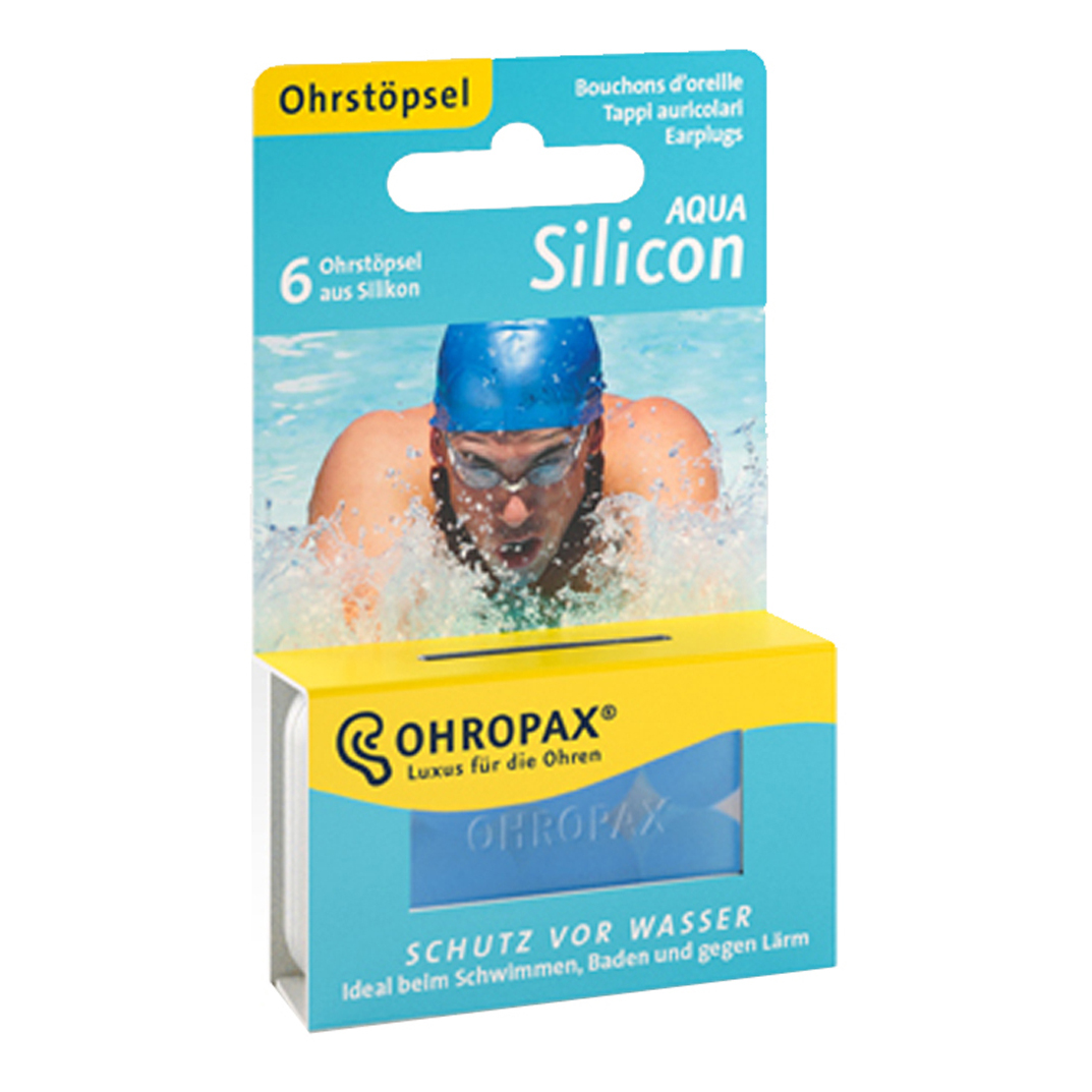 Ohropax Silicon Aqua Tappi Auricolari 6 Pezzi Pz Per Le Orecchie - Immagine 3