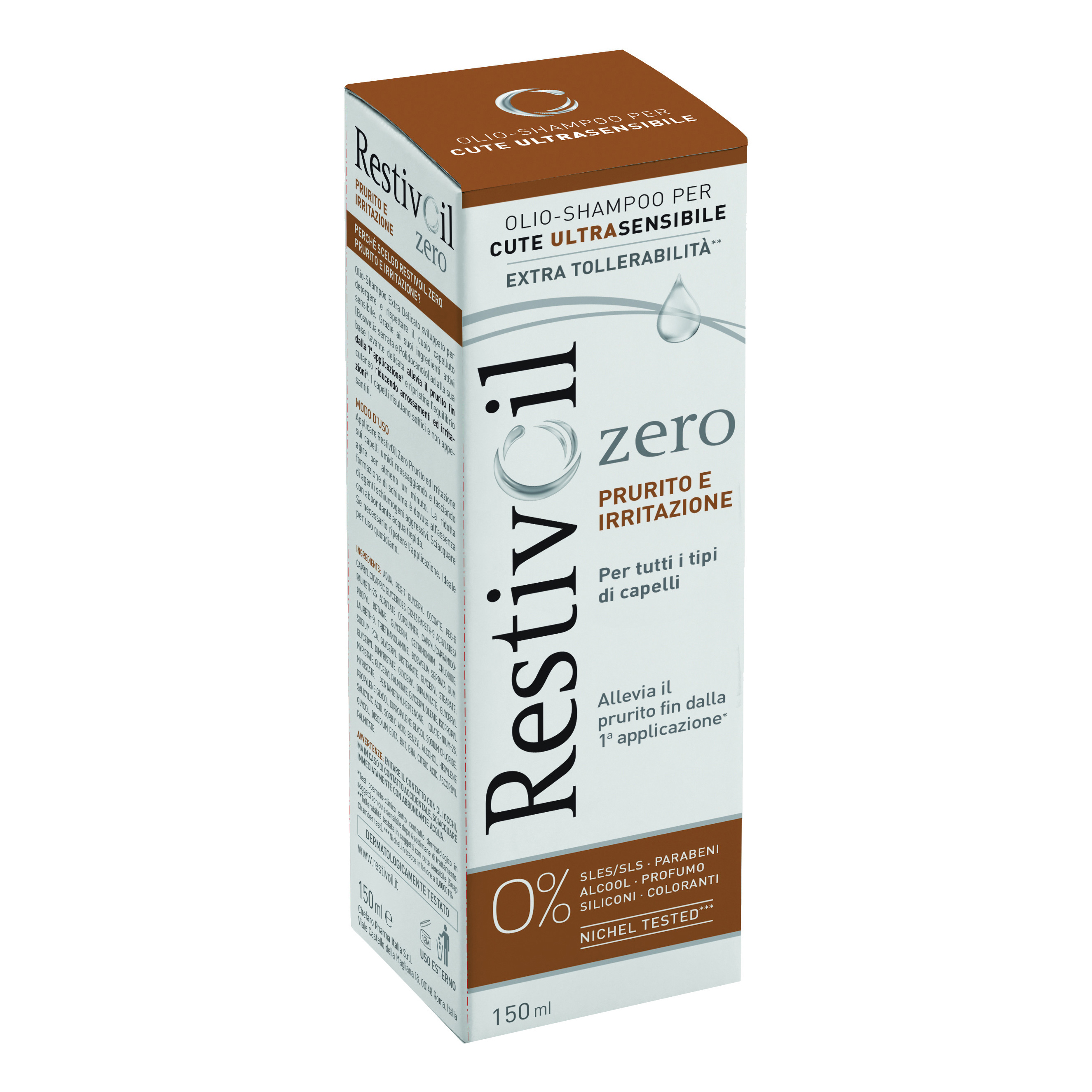 Perrigo Italia Srl Restivoil Zero Olio Shampoo Extra-Delicato 150Ml - Immagine 3