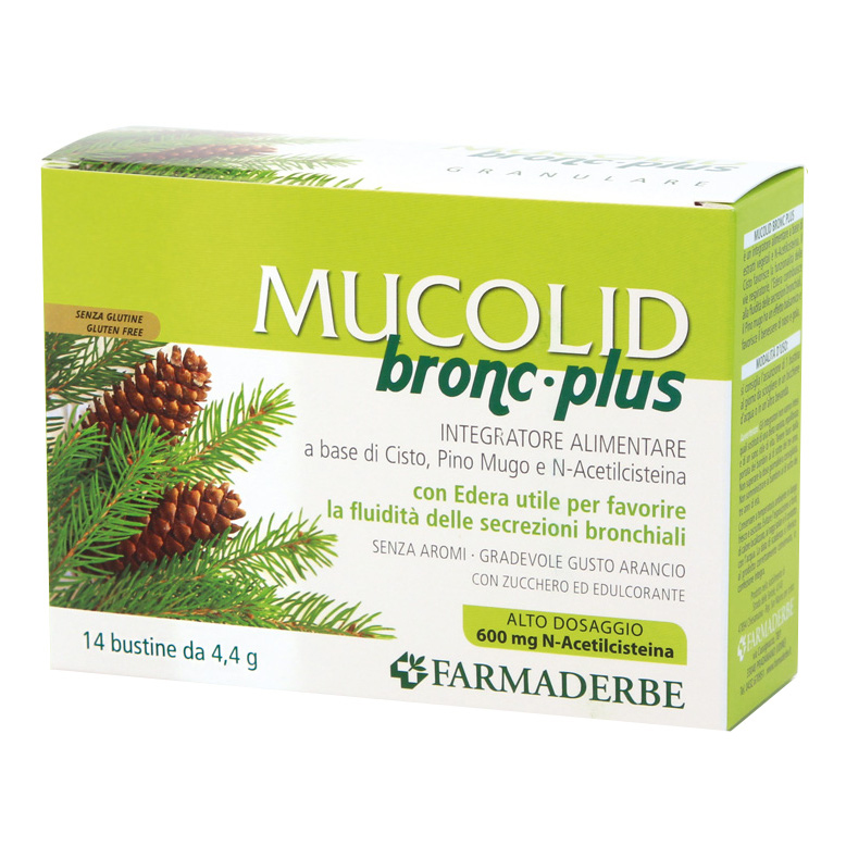 Farmaderbe Mucolid Bronc Plus 600 14 Bustine - Immagine 3