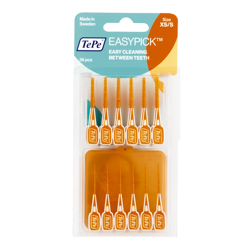 Tepe Arancione Easypik Scovolini In Gomma Pulizia Denti Taglia Xs E S 36 Pz - Immagine 7