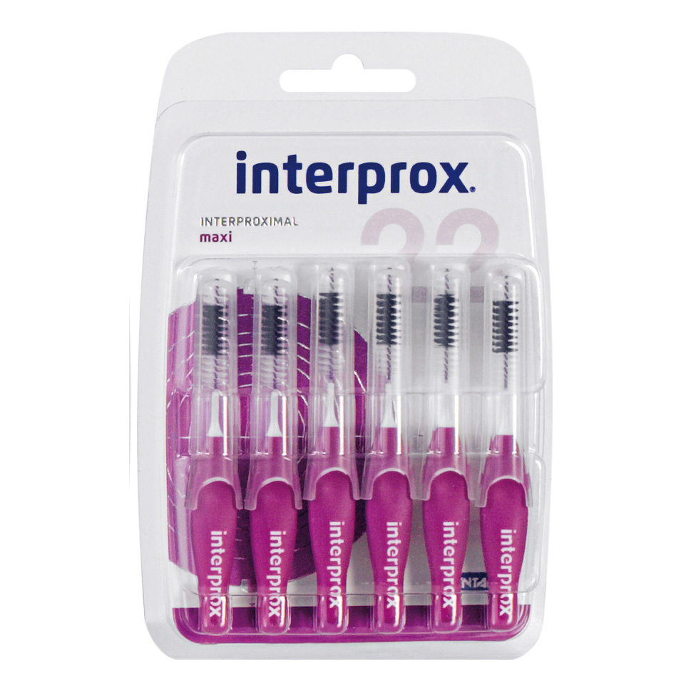 Interprox Bianchi/Neri Scovolino Interdentale 4 G Maxi, Blister 6 Pezzi - Immagine 5