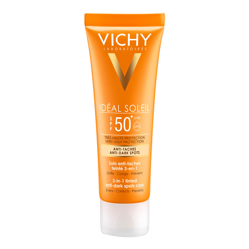 Vichy Crema Capital Soleil Capital Soleil Viso Anti-Pete 3 In 1 Resistente All'acqua Con Spf50 Con Pigmento 50Ml - Immagine 5