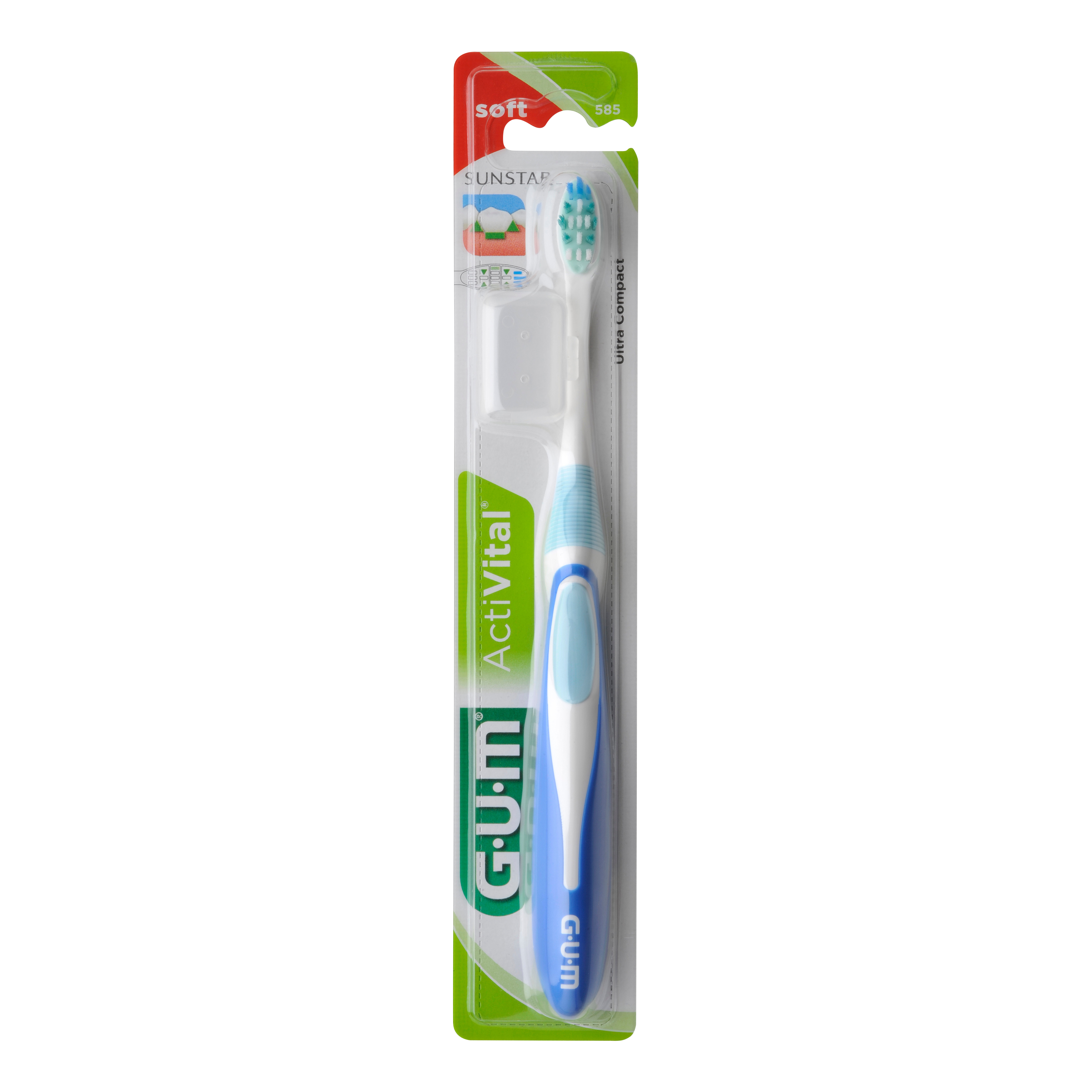 Gum Activital Spazzolino Ultracompatto Morbido 1 Pezzo - Immagine 9