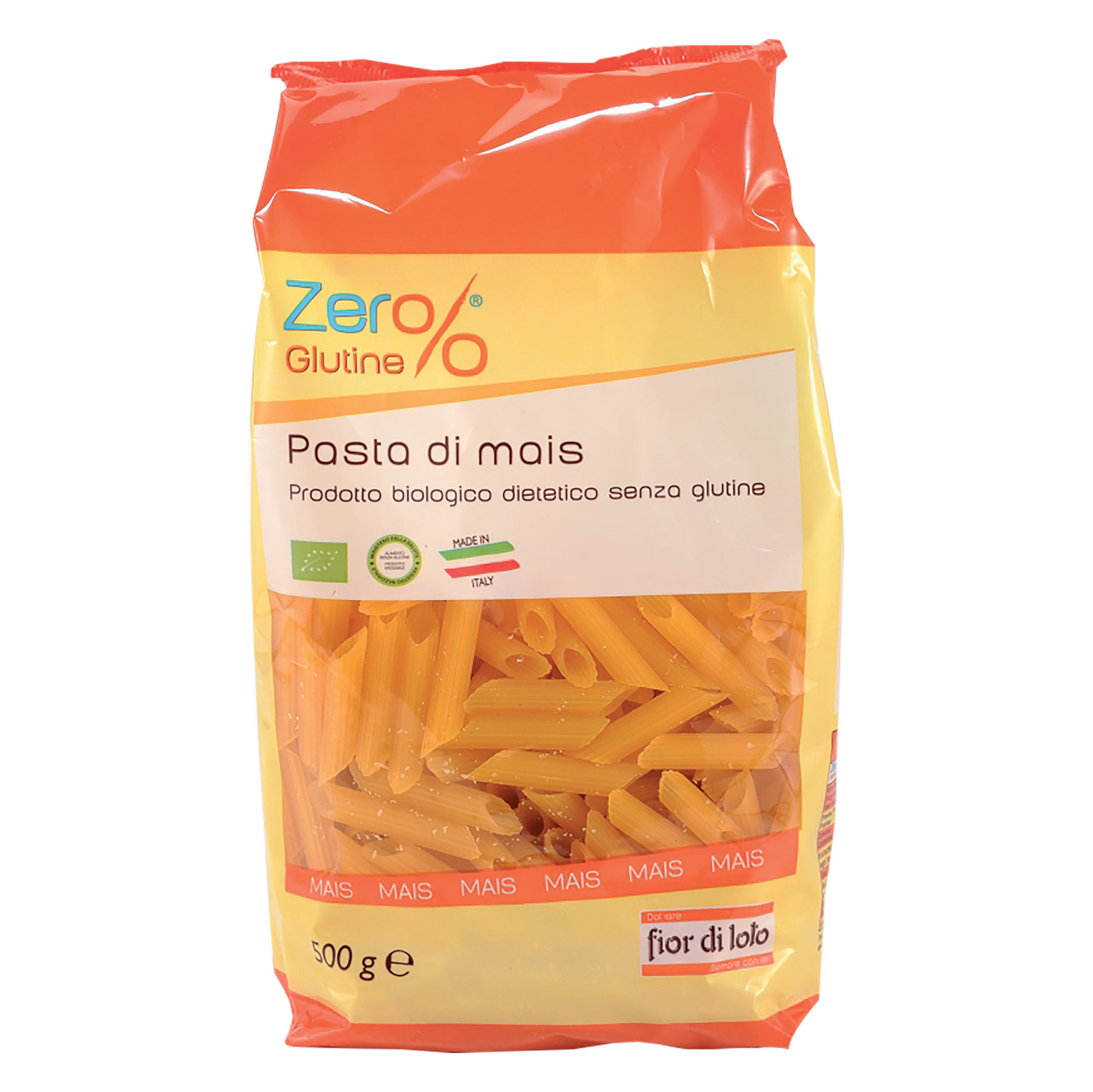 ZERO%GLUT PASTA MAIS PENNE BIO - Immagine 3