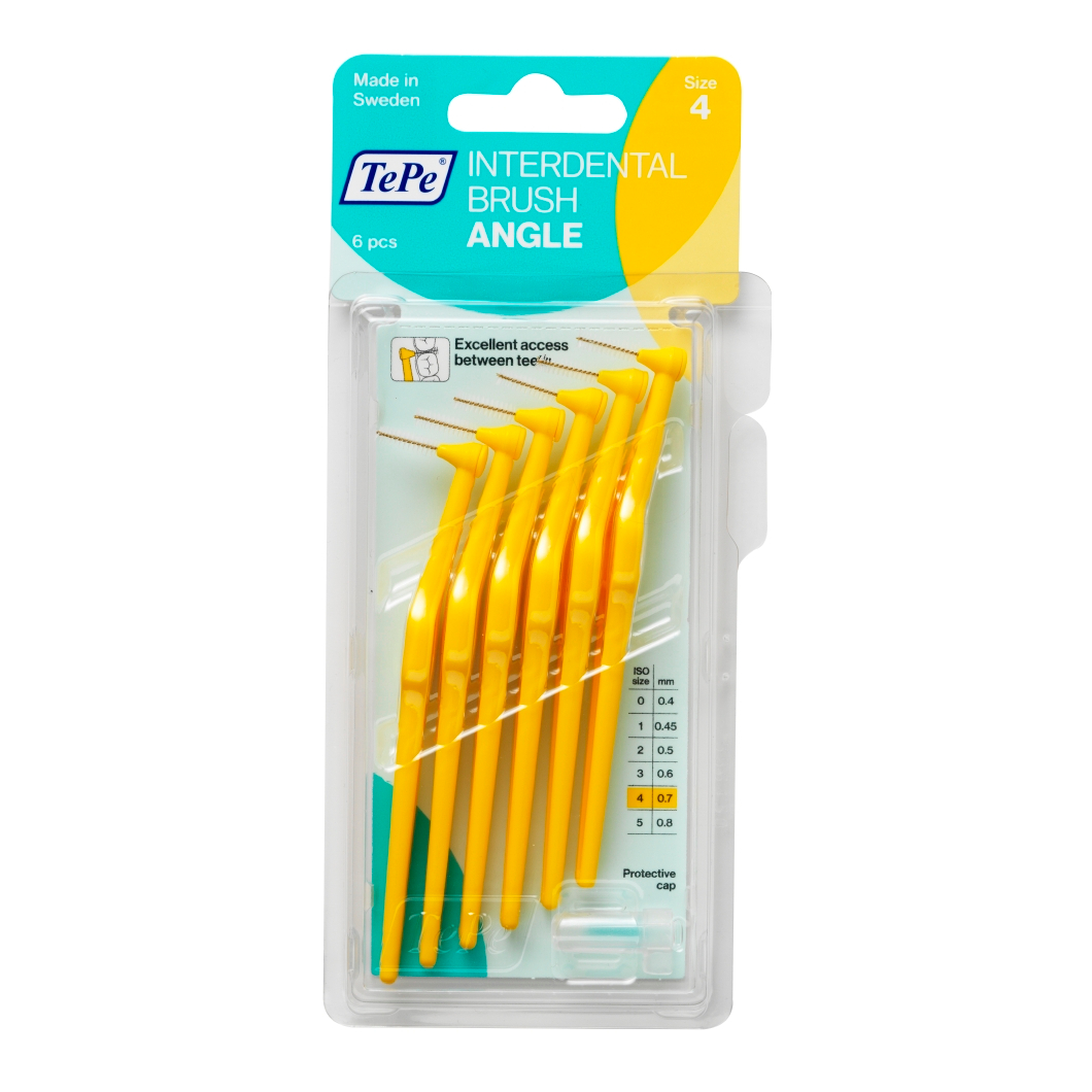 Giallo Tepe Scovolo Interdentale Angolare 0,7 Mm 6 Pz - Immagine 9