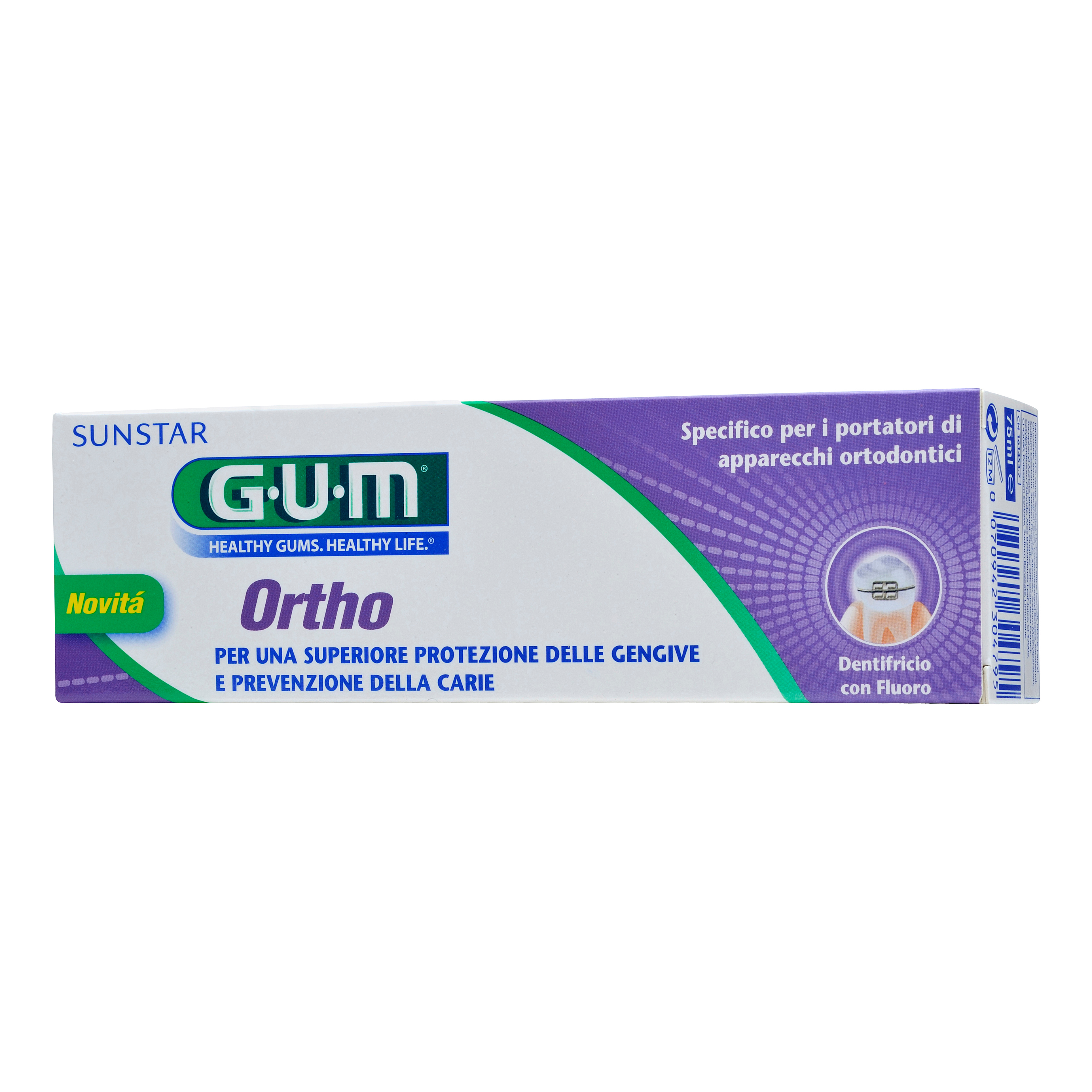 SUNSTAR GUM Ortho Gel Dentifricio 75 ml - Immagine 8