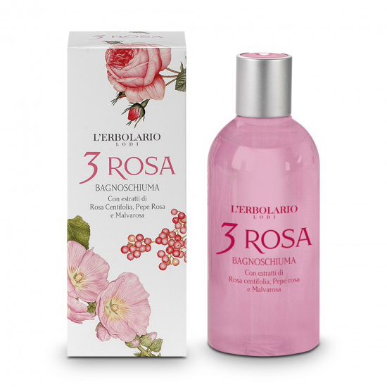 L'erbolario Rosa 3 Bagnoschiuma 250 Ml - Immagine 4