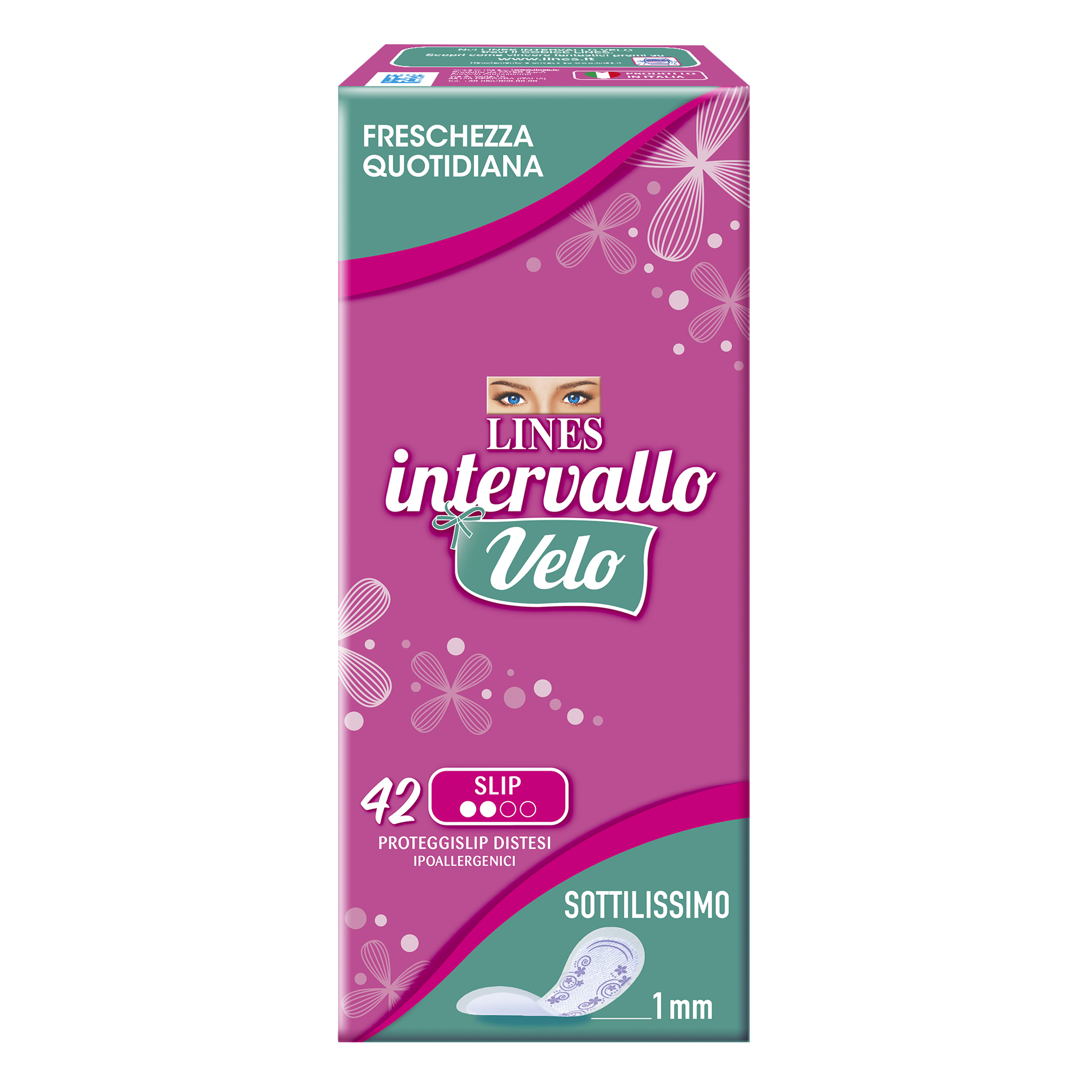 2 pacchi (84 Proteggi Salva Slip) Lines Intervallo Velo Skin Lover No Profumo - Immagine 8