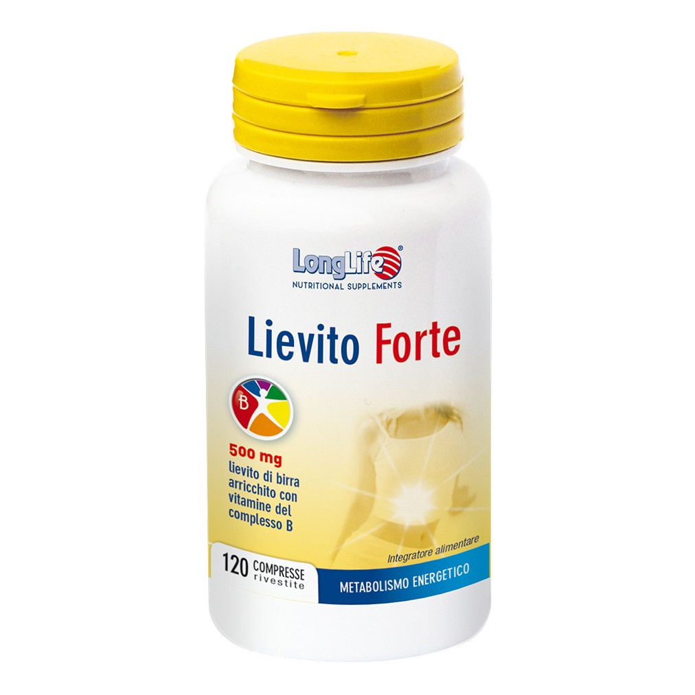 Longlife Lievito Forte Integratore Per Metabolismo Energetico 120 Compresse - Immagine 8