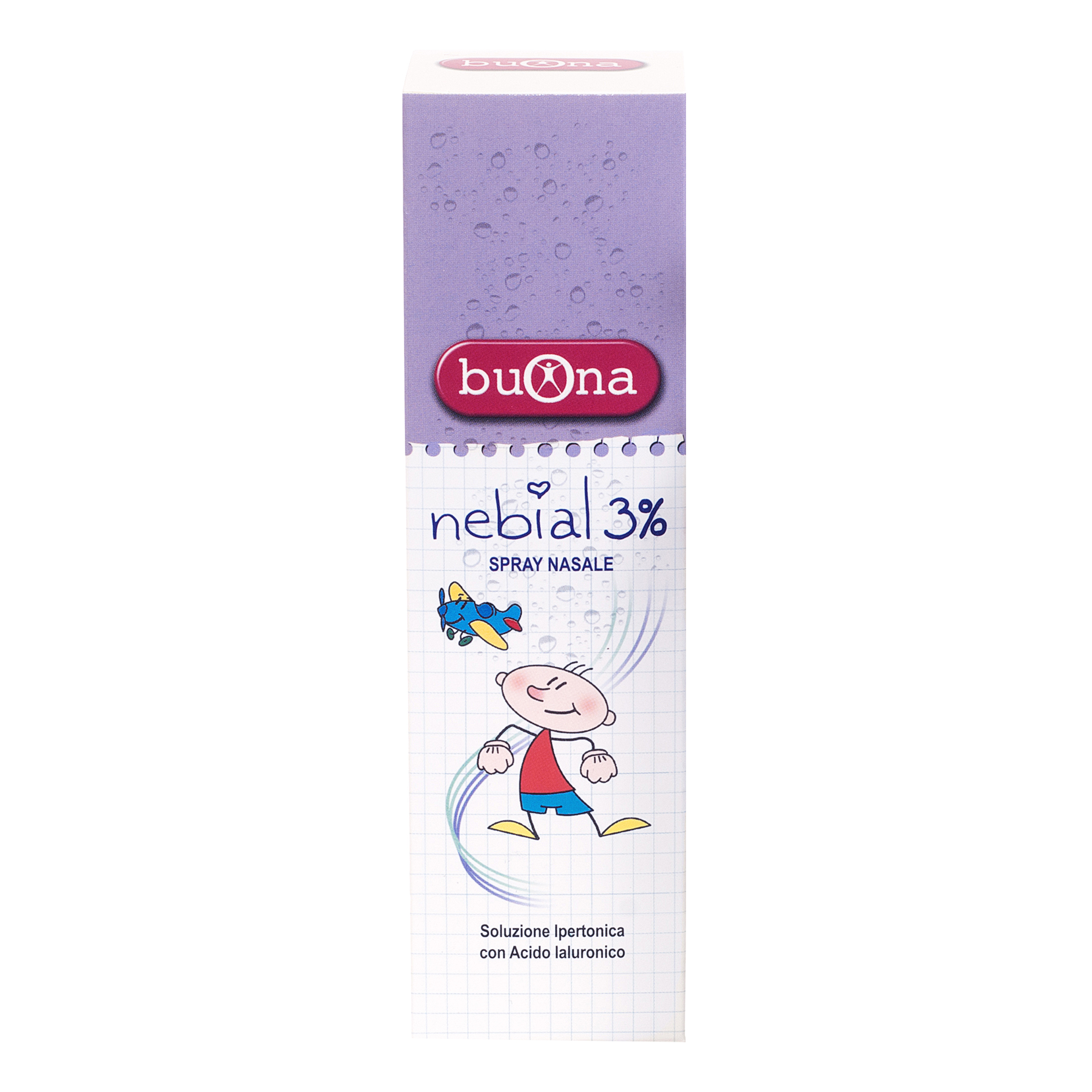 SOLUZIONE SALINA IPERTONICA NEBIAL CON ACIDO IALURONICO 3% SPRAY NASALE 100 ML - Immagine 9