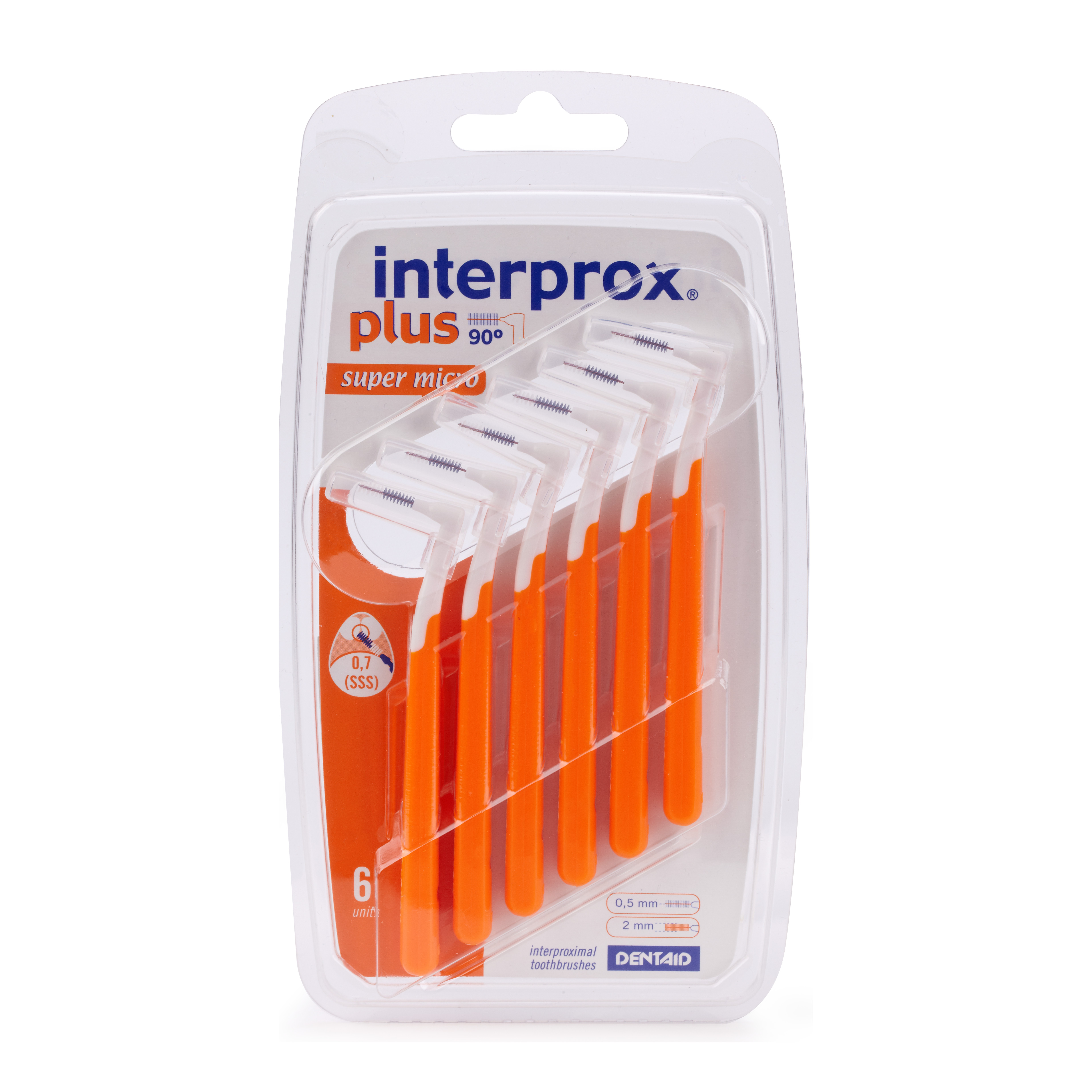 Interprox Plus Supermicro Arancio 6 Pezzi Pz Spazzolino Da Denti - Immagine 7
