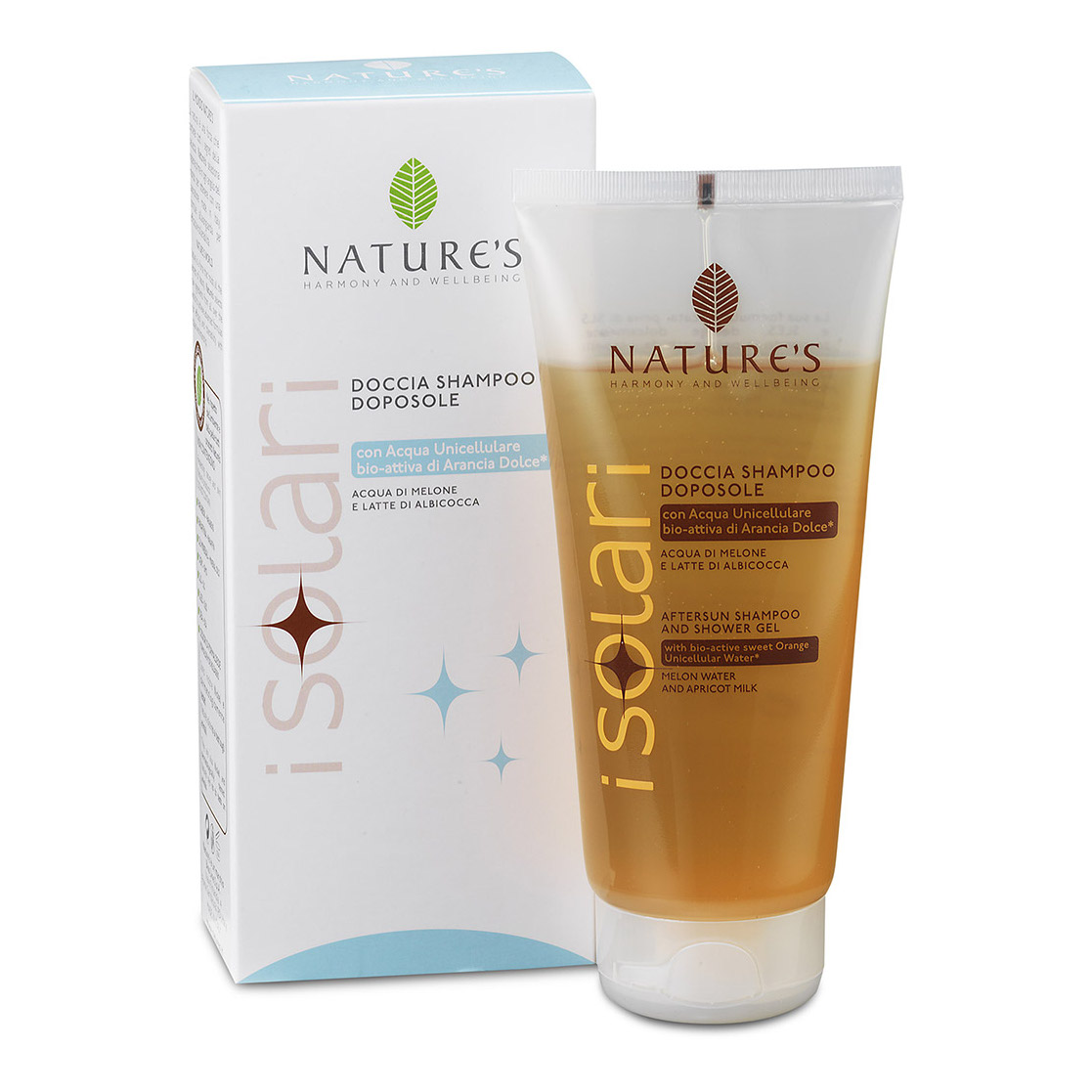 NATURE S iSolari Doccia Shampoo Doposole - Bagnoschiuma Dopo Sole Corpo e Capelli 200 ml - Immagine 3