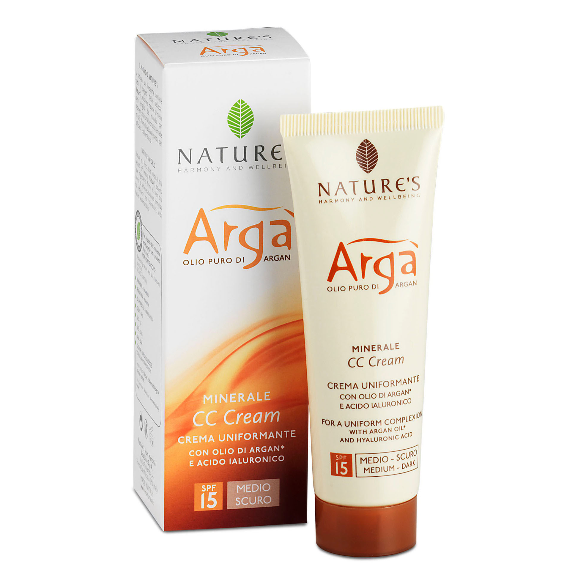 Nature's Argà Cc Cream Viso Uniformante Medio Scuro 50 Ml Crema - Immagine 4