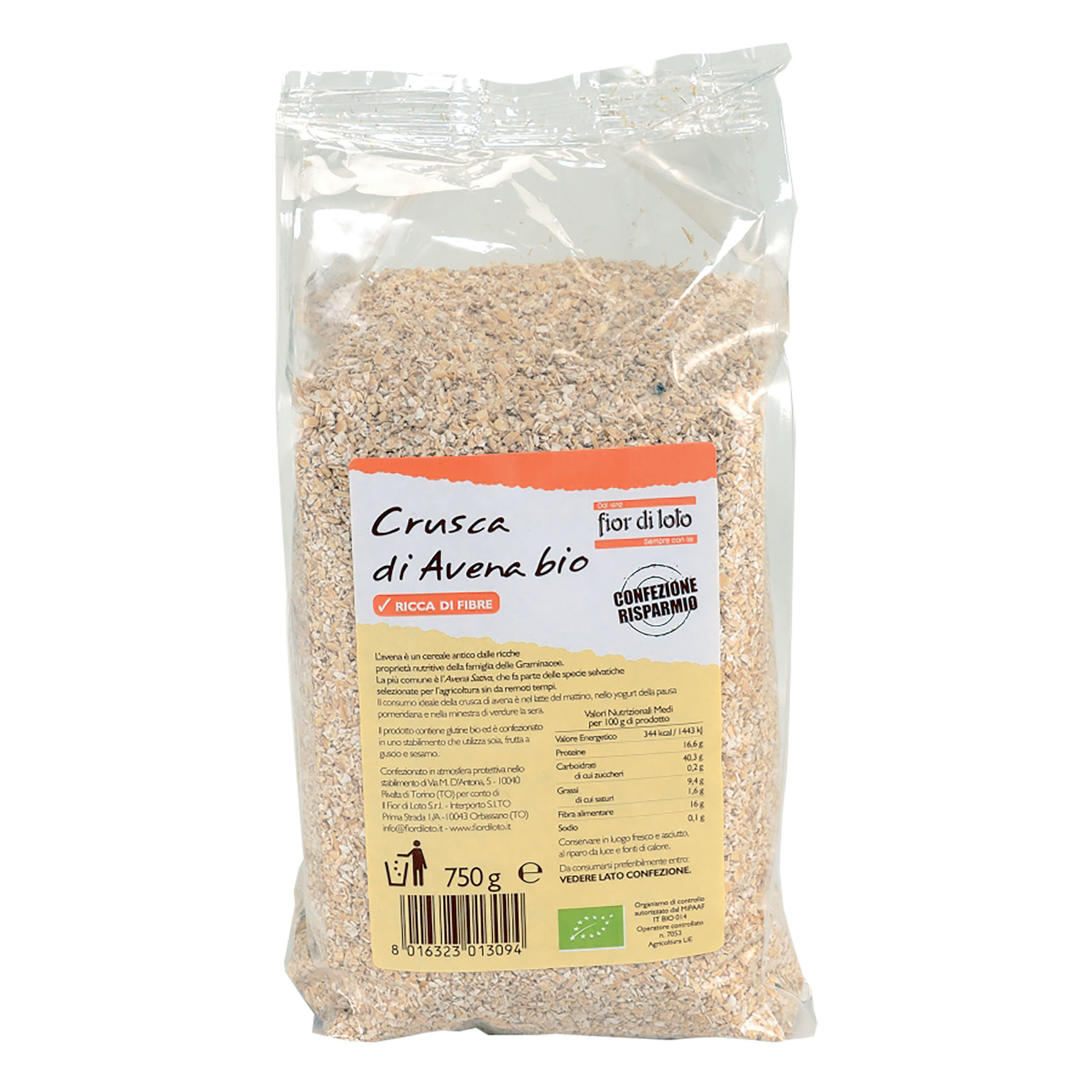 CRUSCA DI AVENA BIO 750G FDL - Immagine 5